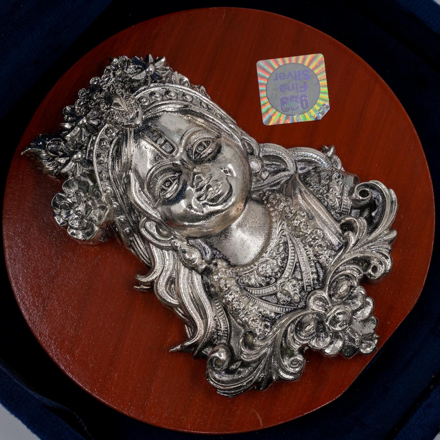 Ved Jewellers - Silver Krishna Gola