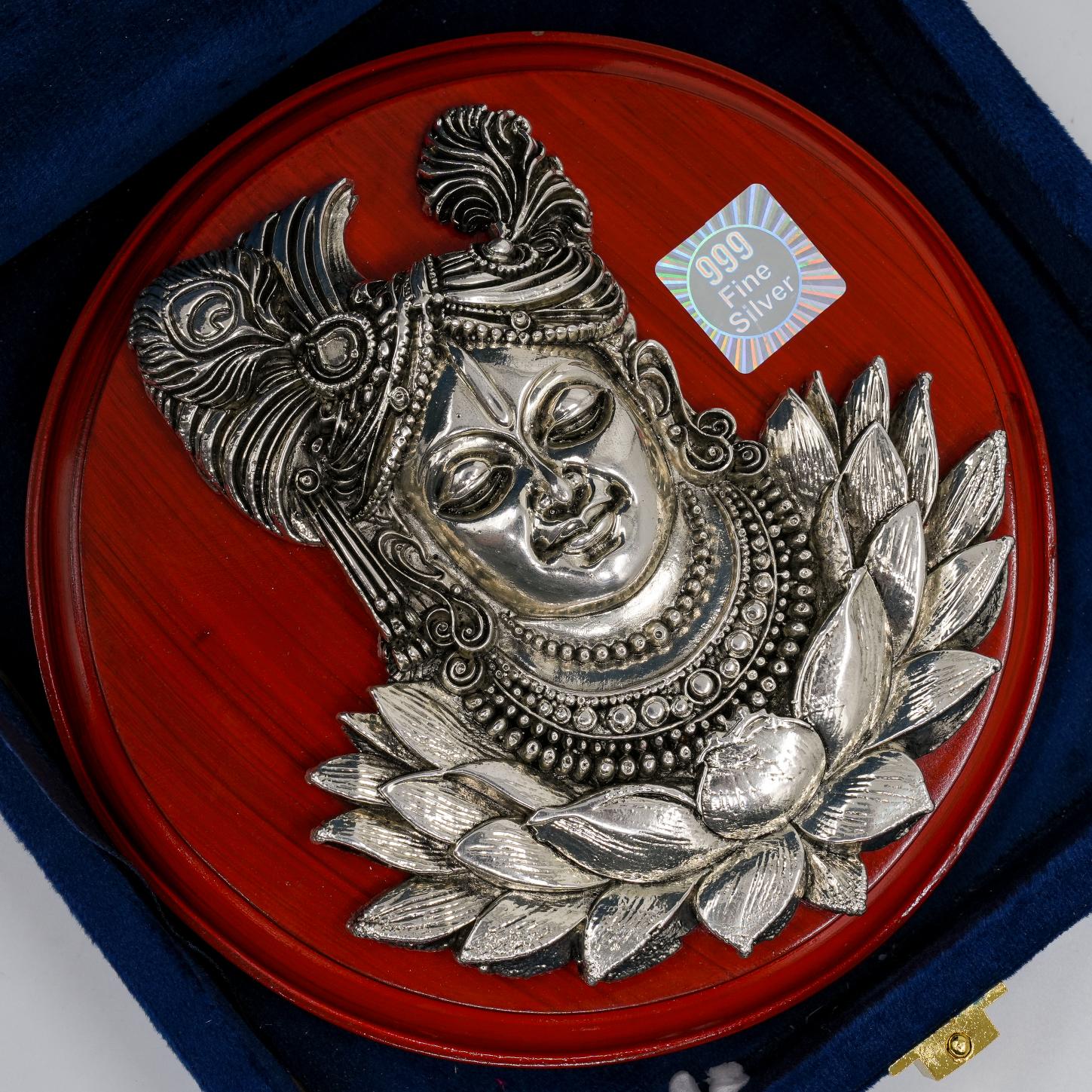 Ved Jewellers - Silver Krishna Gola