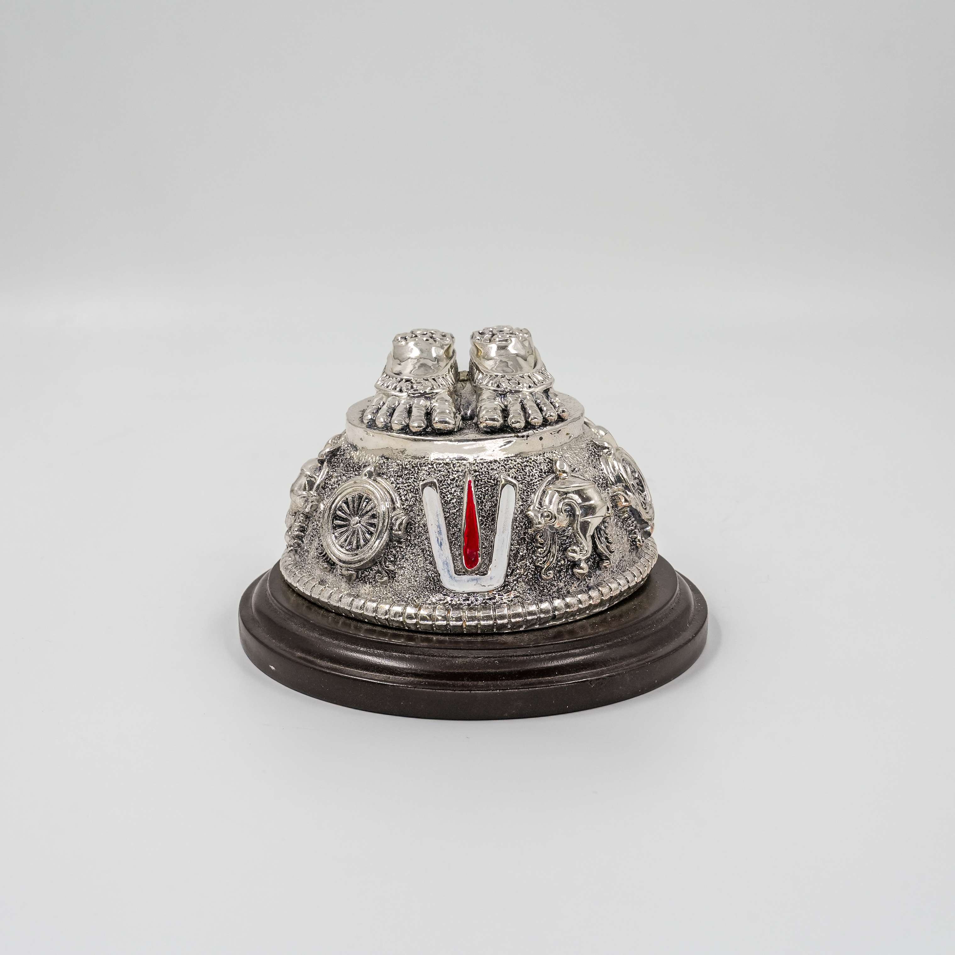 Ved Jewellers - Silver Deity Feet Showpiece