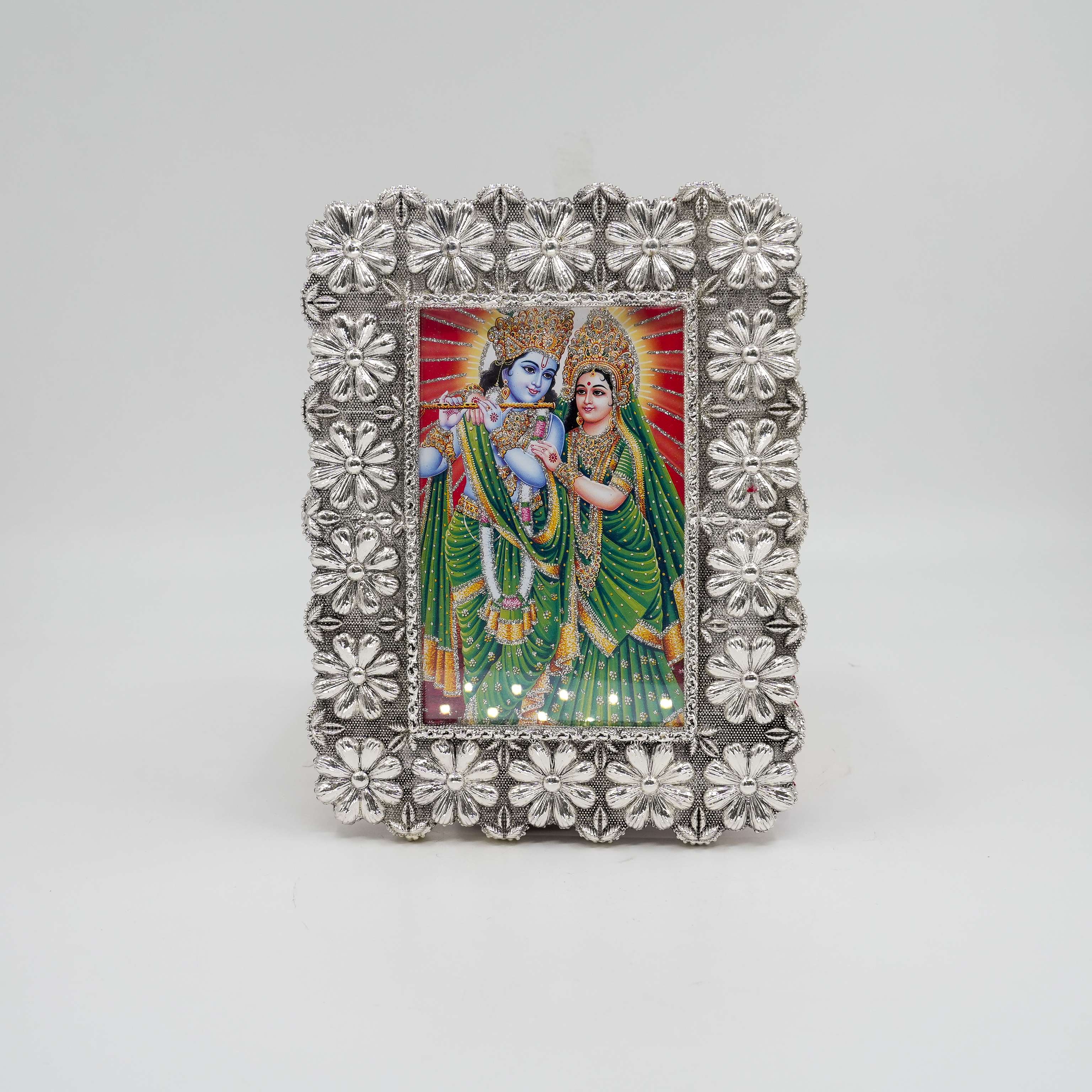 Ved Jewellers - Silver Krishna Frame