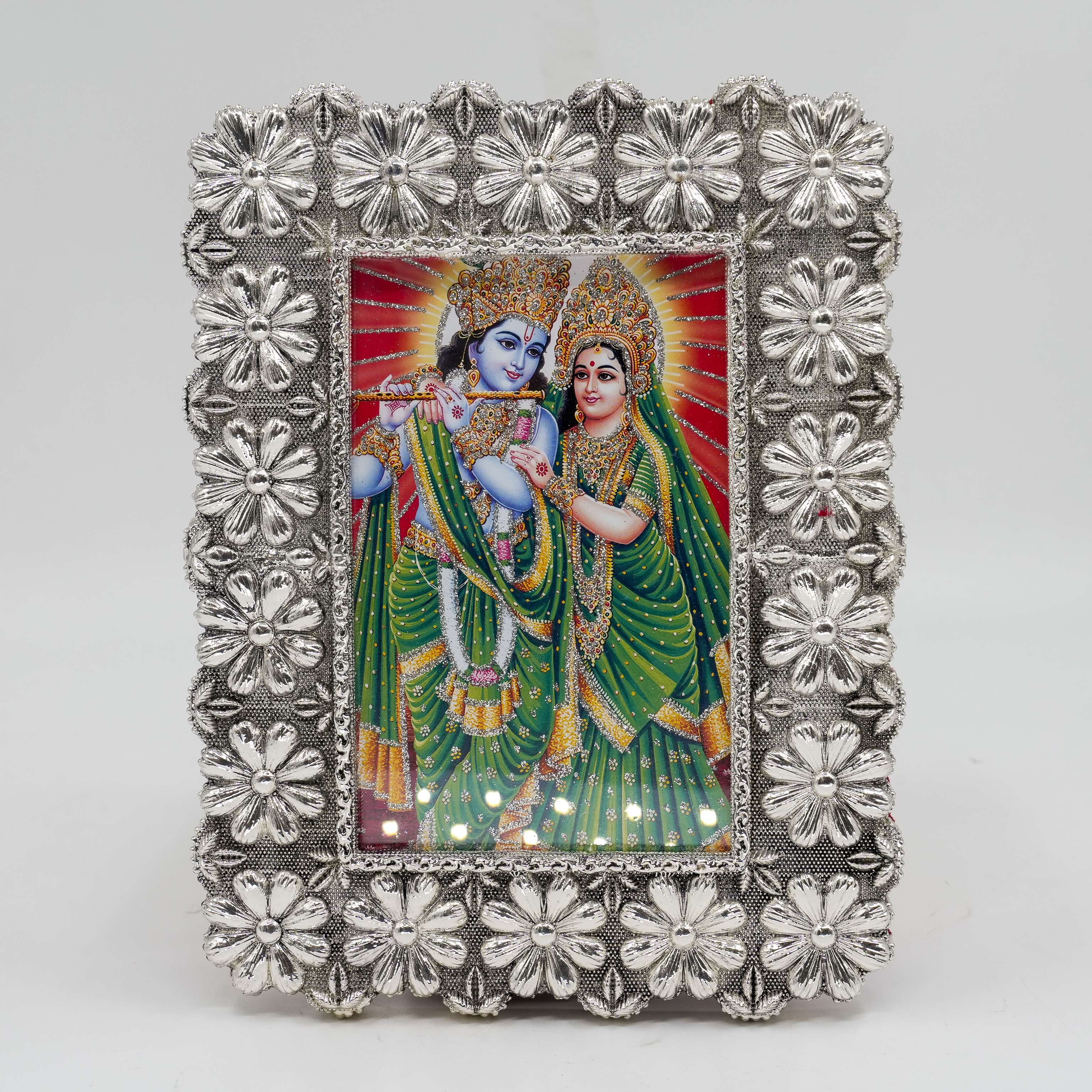 Ved Jewellers - Silver Krishna Frame