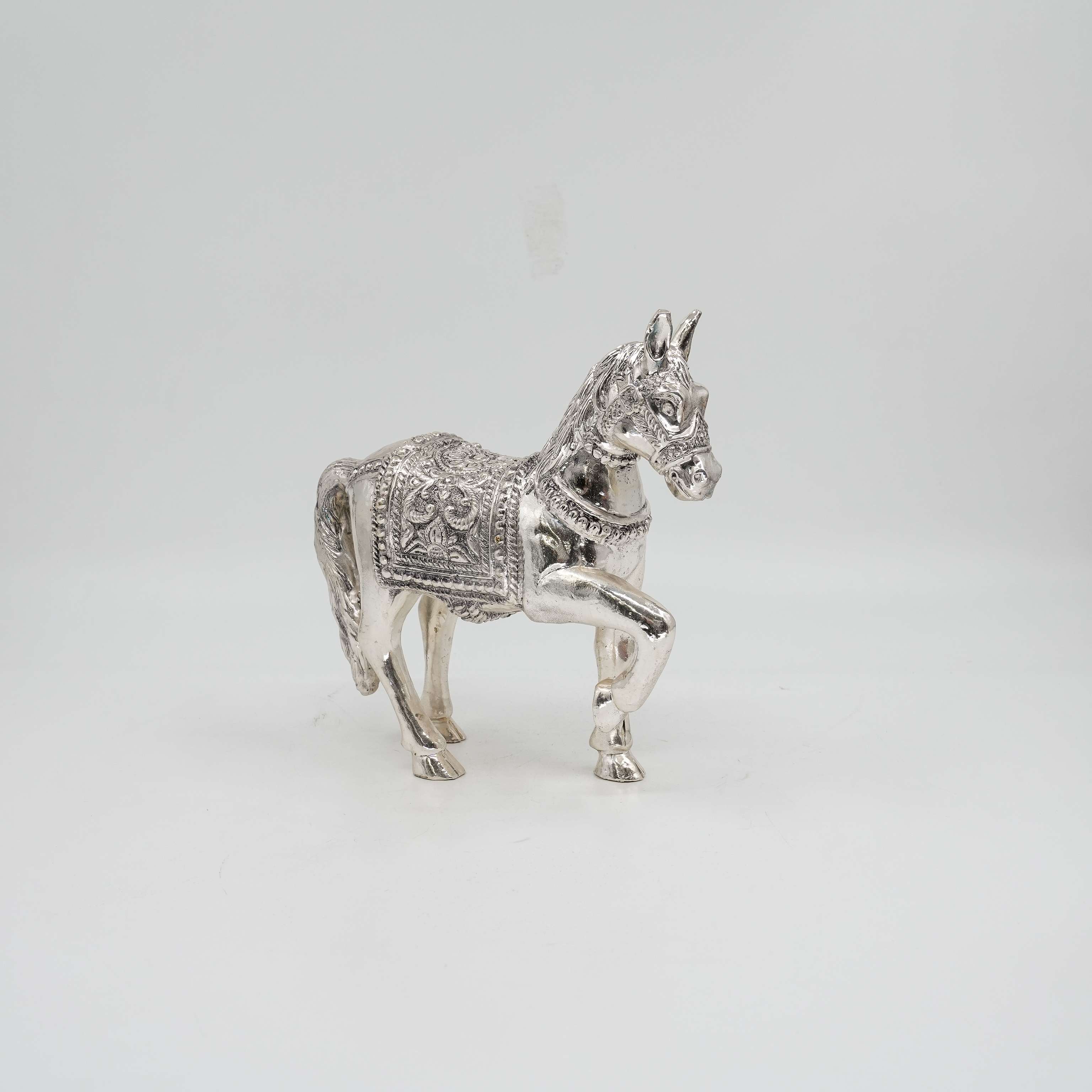 Ved Jewellers - Silver Horse Showpiece