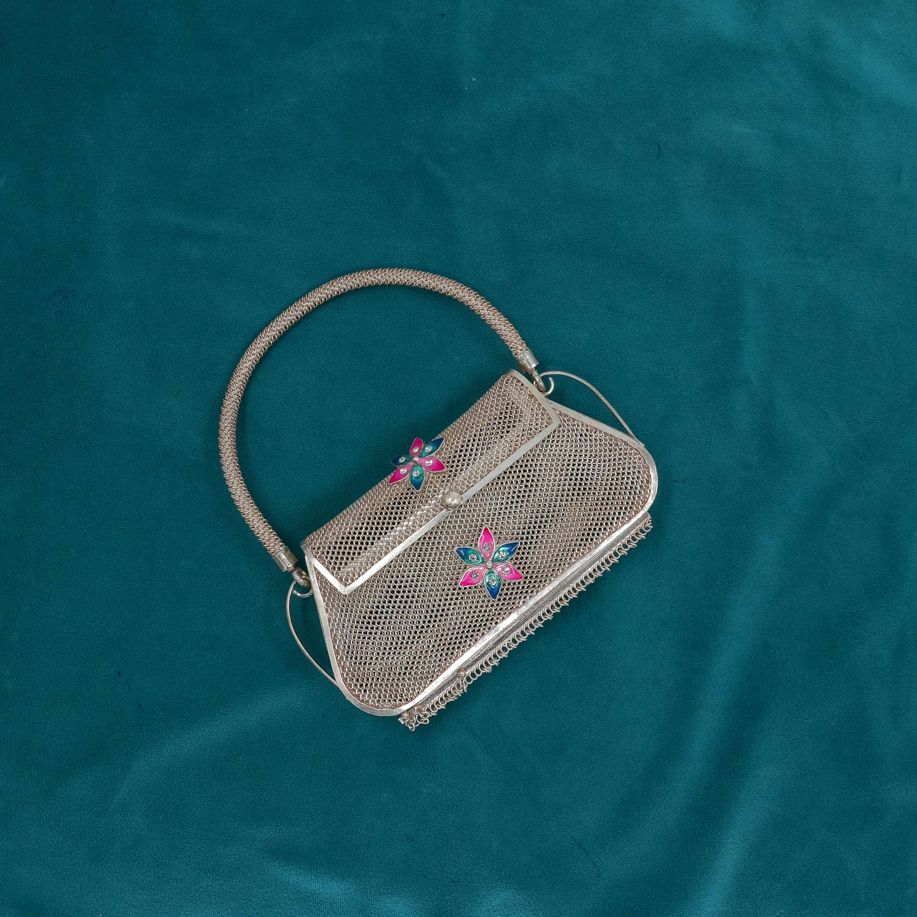 Ved Jewellers - Silver Mesh Purse