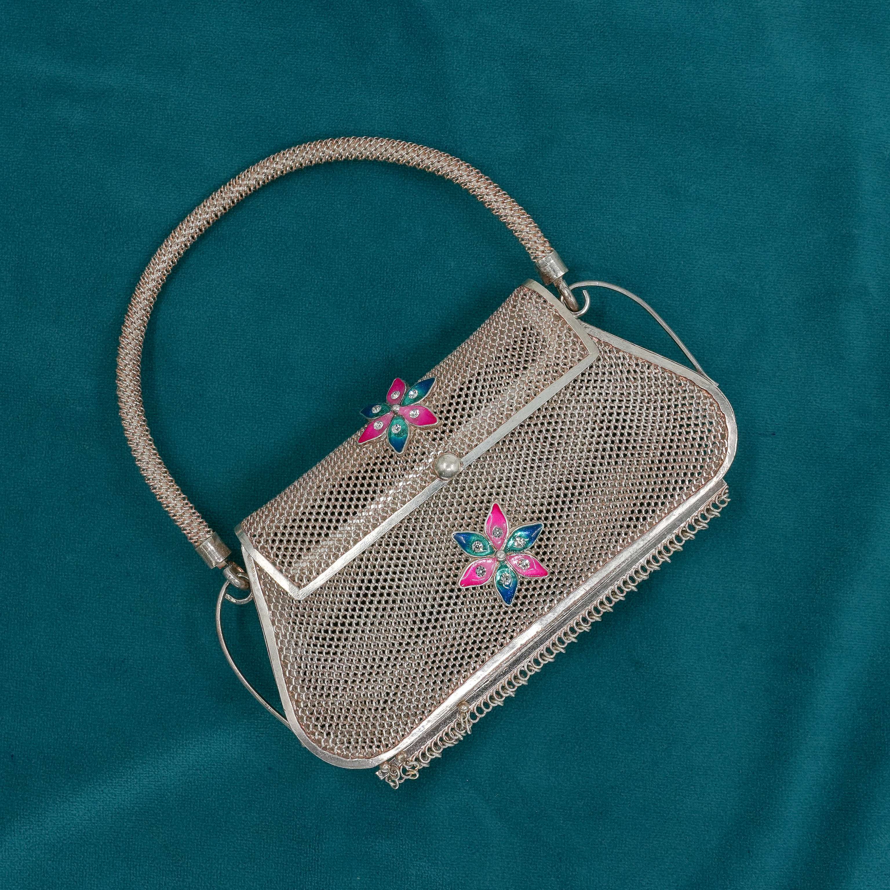 Ved Jewellers - Silver Mesh Purse