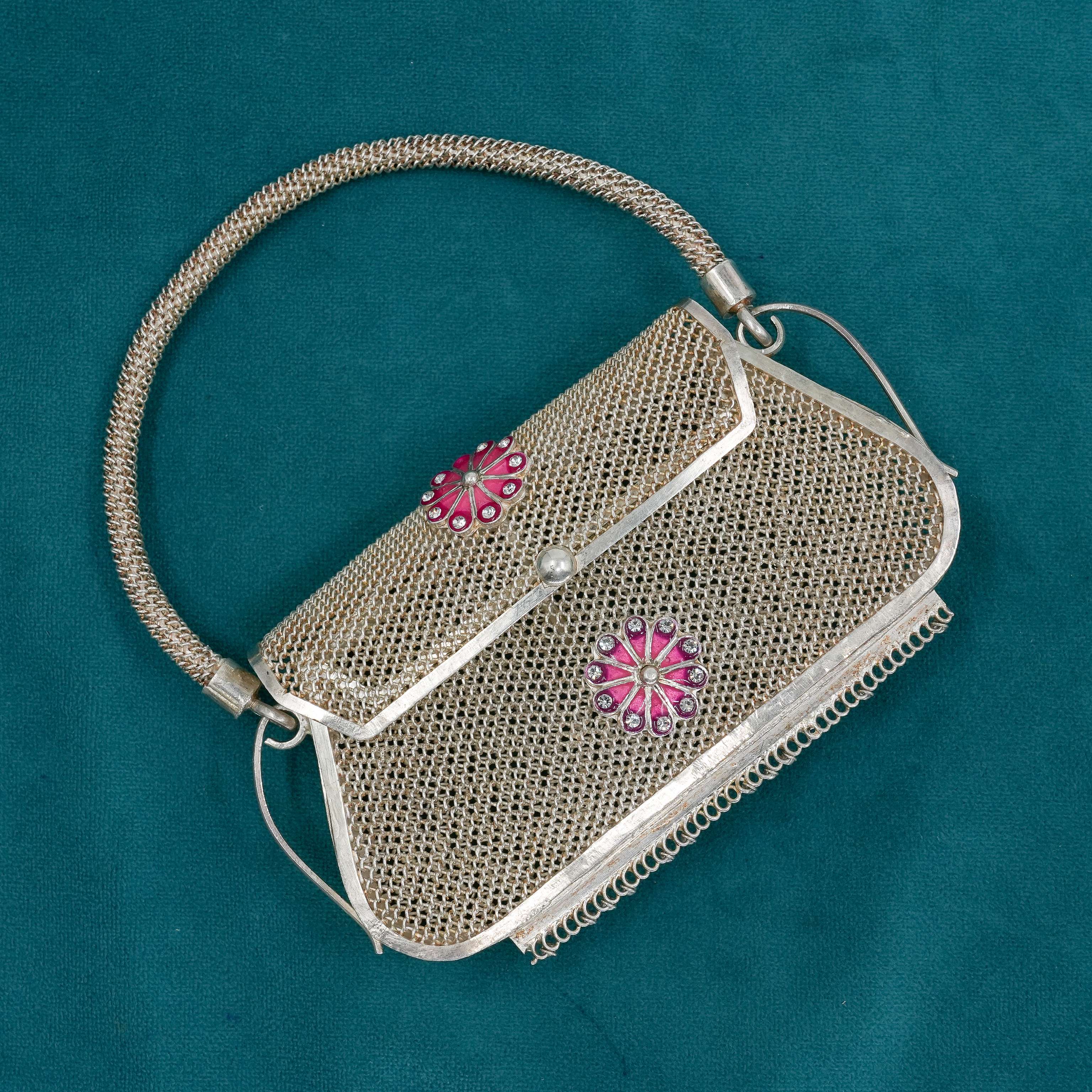 Ved Jewellers - Silver Mesh Purse