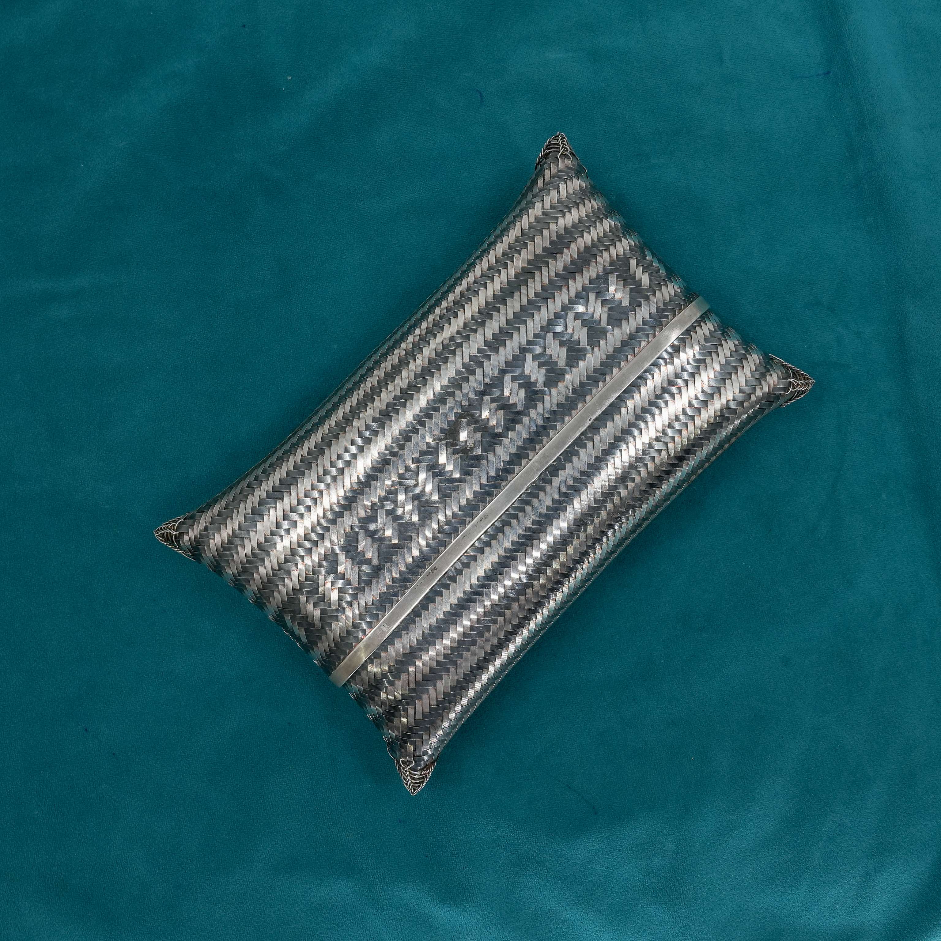 Ved Jewellers - Silver Mesh Box