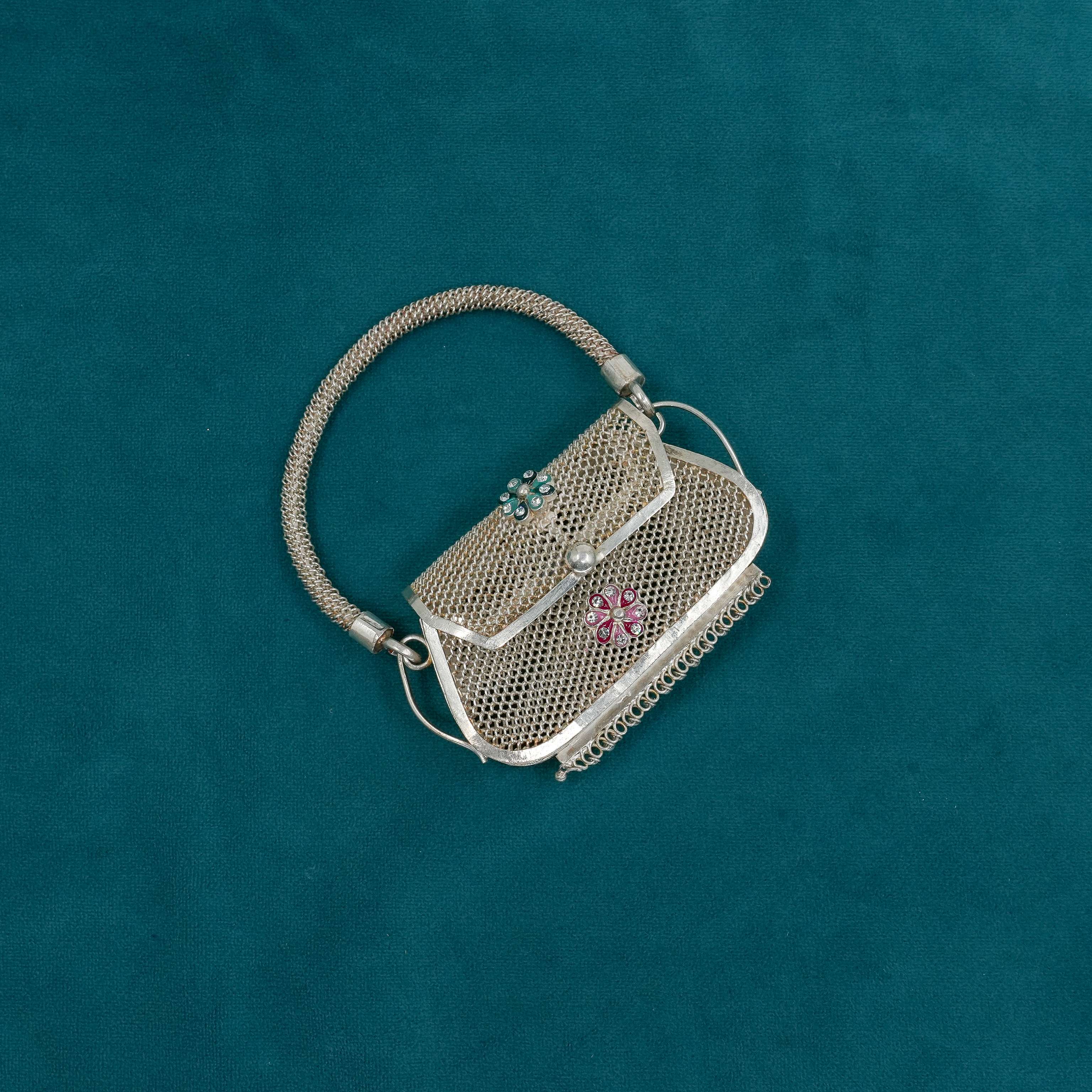 Ved Jewellers - Silver Mesh Purse