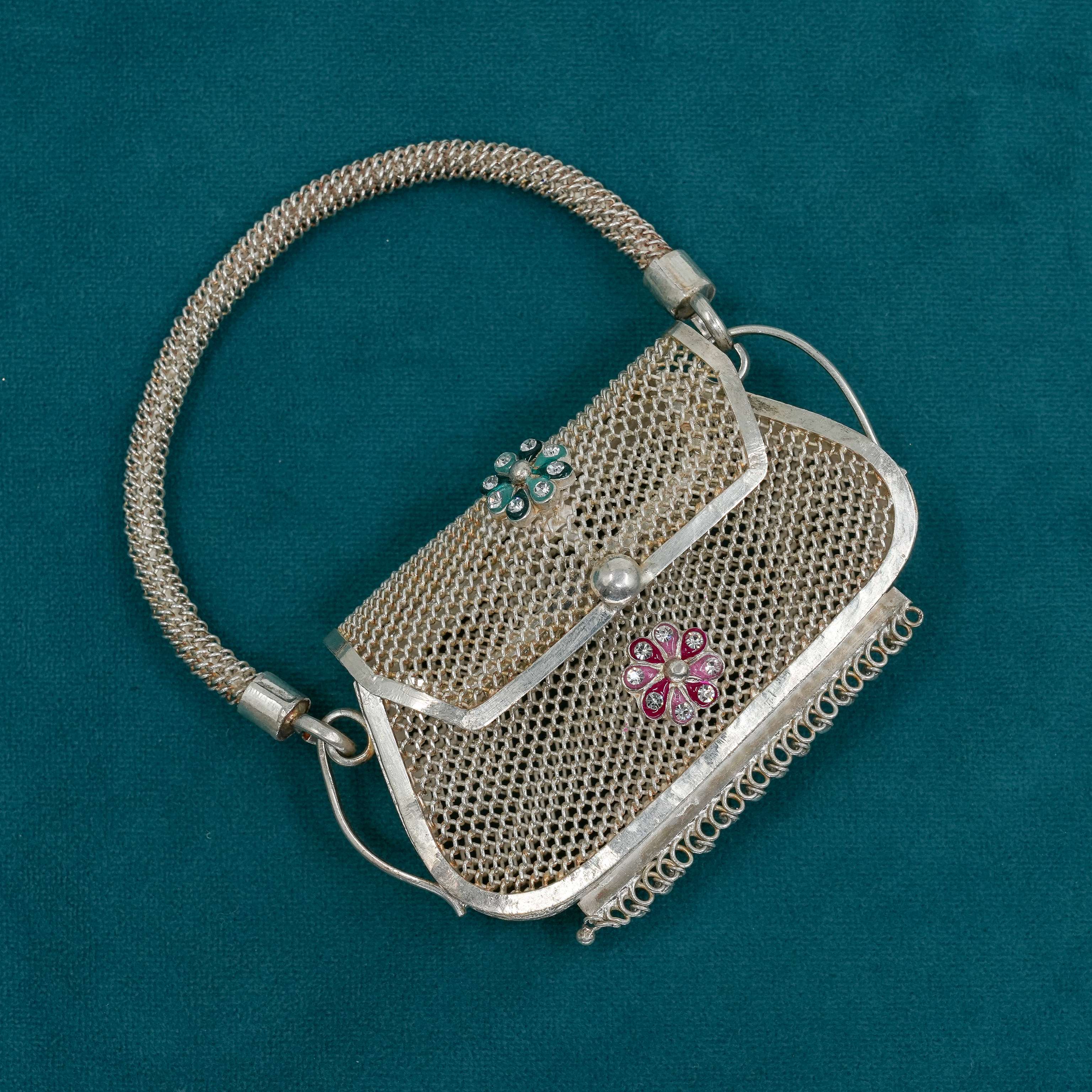 Ved Jewellers - Silver Mesh Purse