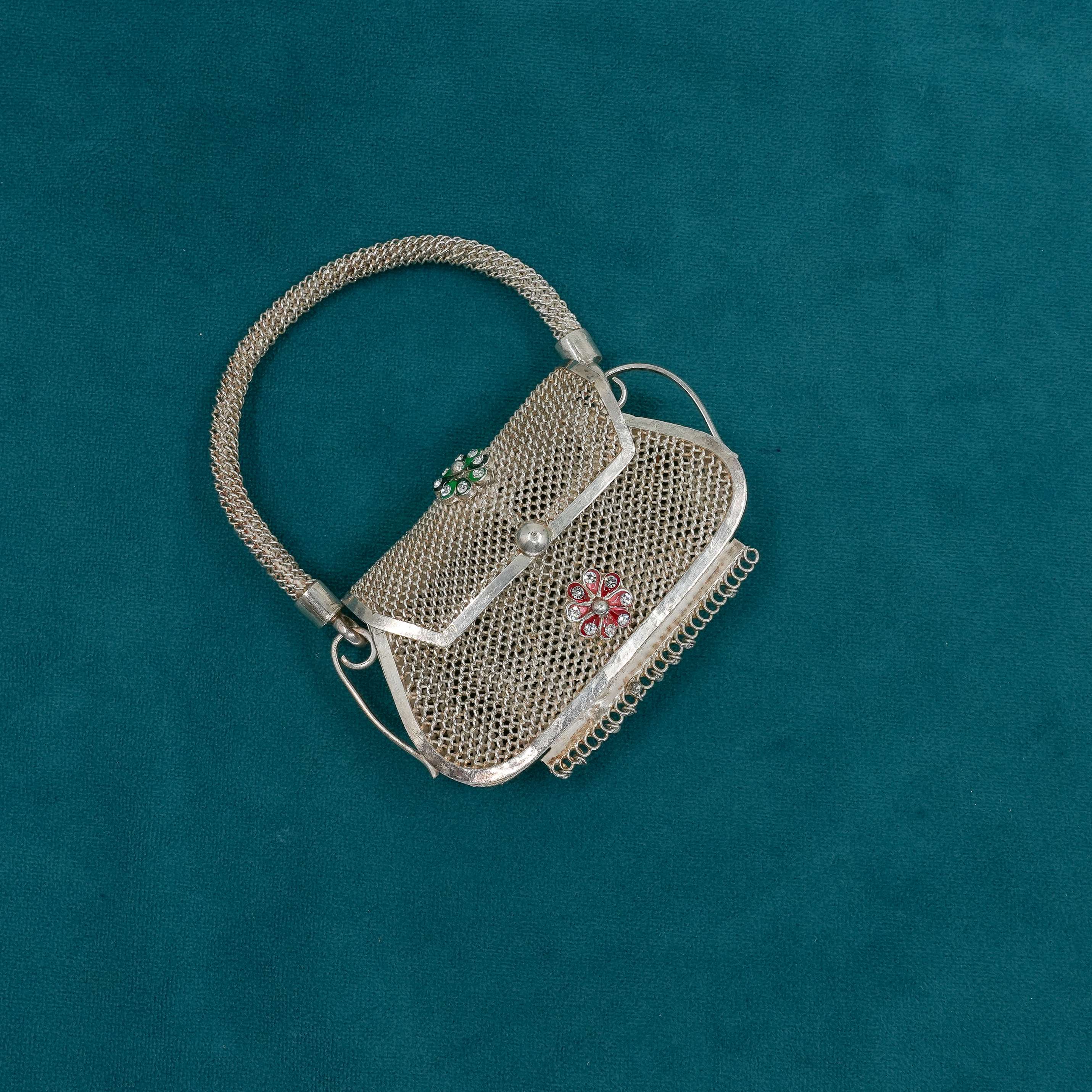 Ved Jewellers - Silver Mesh Purse