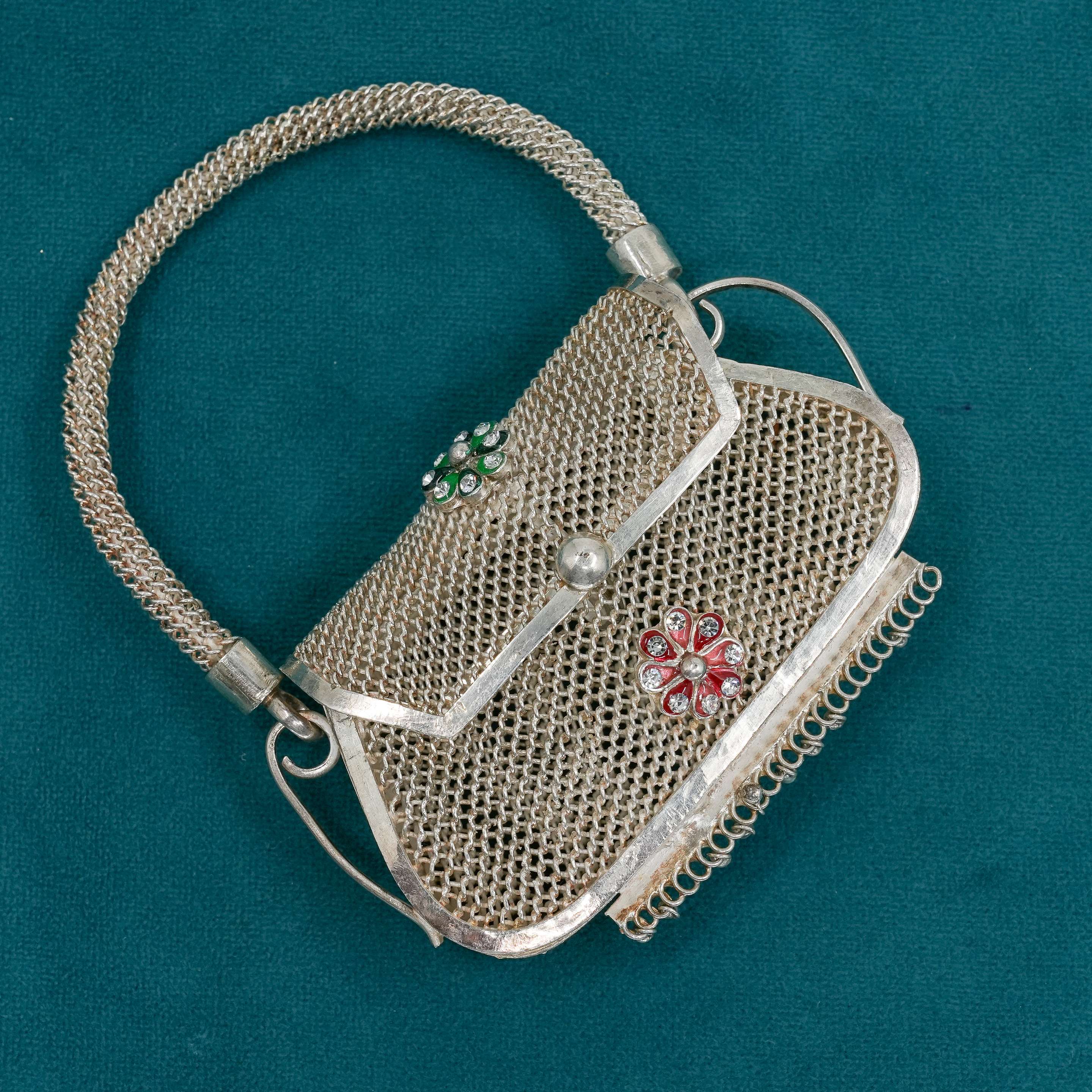 Ved Jewellers - Silver Mesh Purse