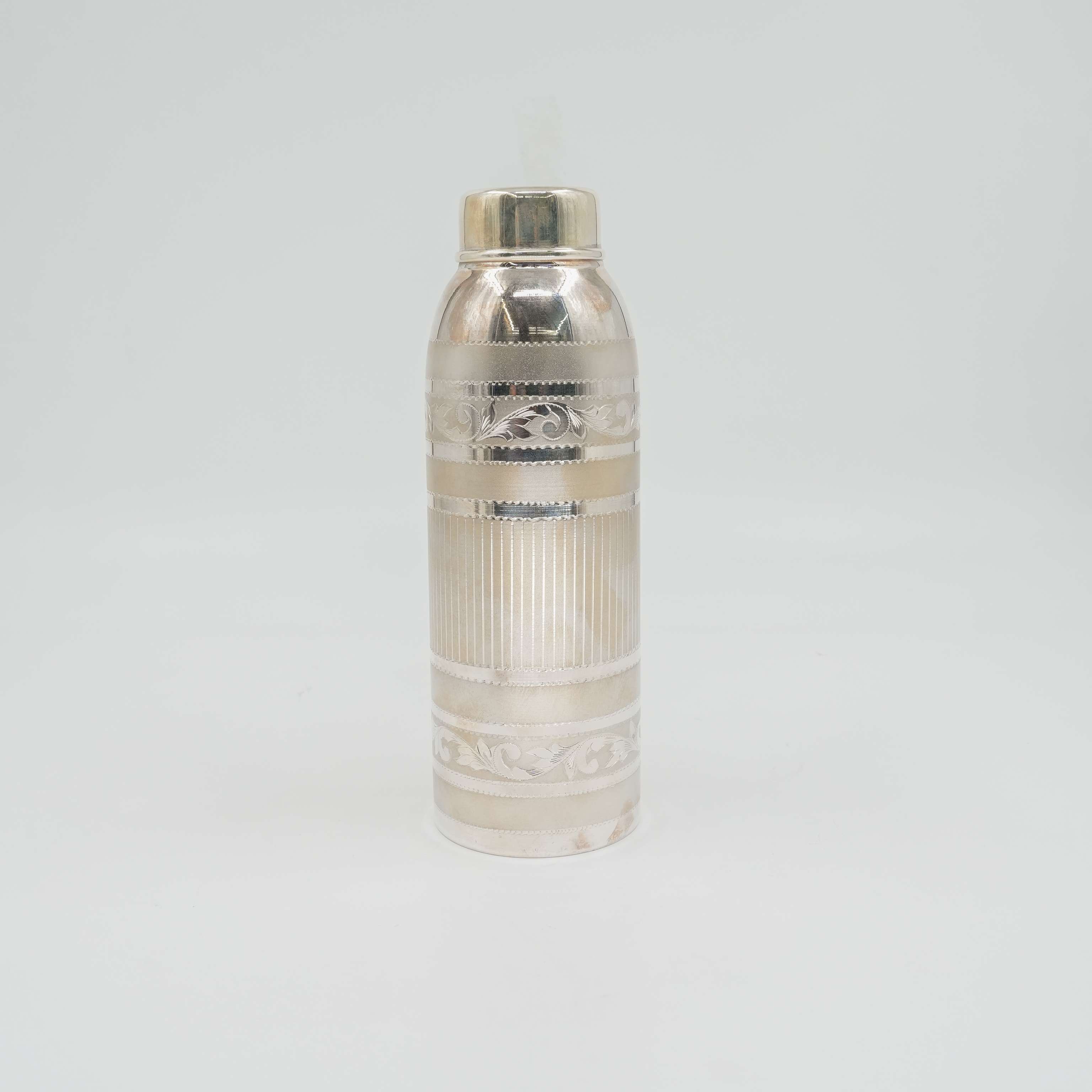 Ved Jewellers - Silver Engraved Bottle