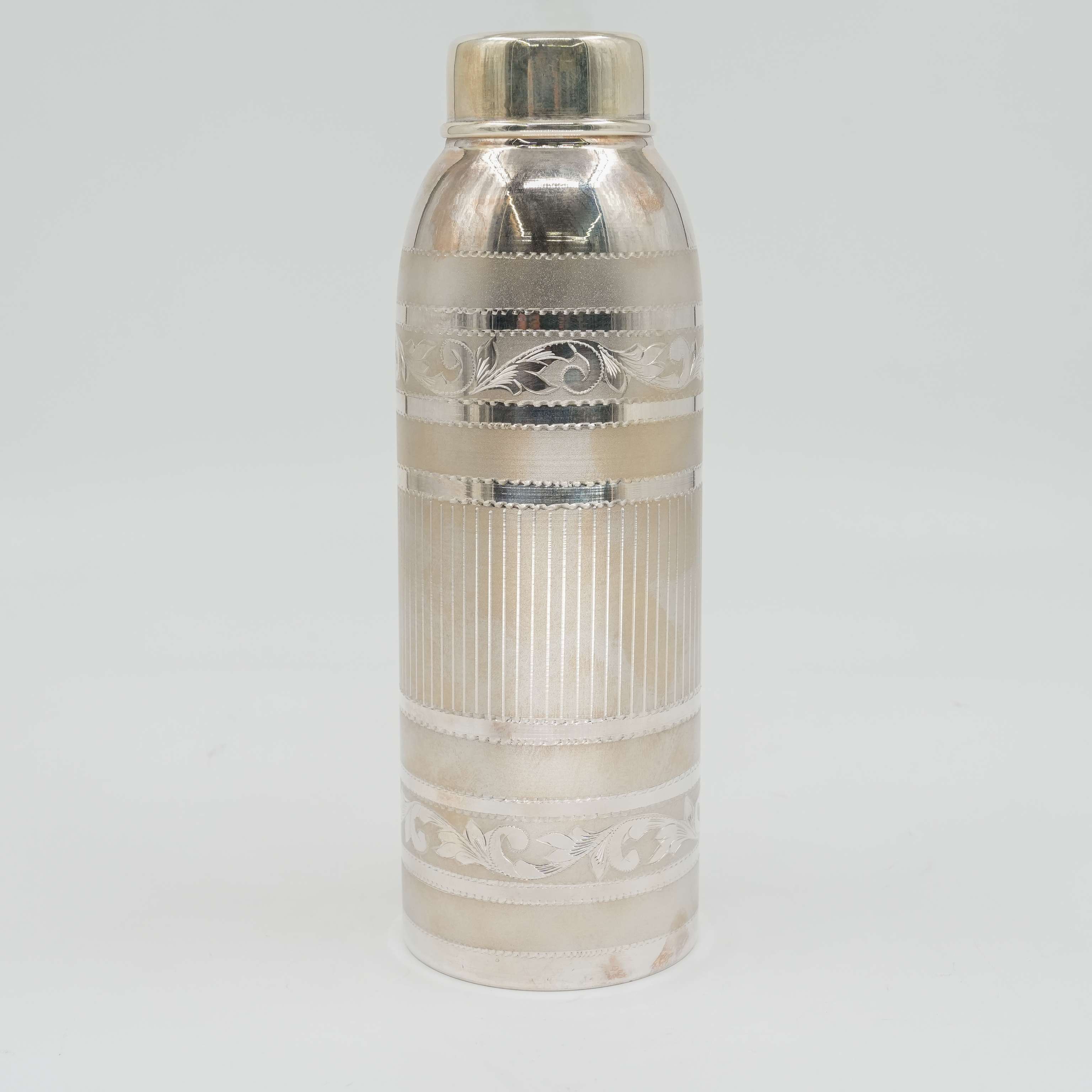 Ved Jewellers - Silver Engraved Bottle