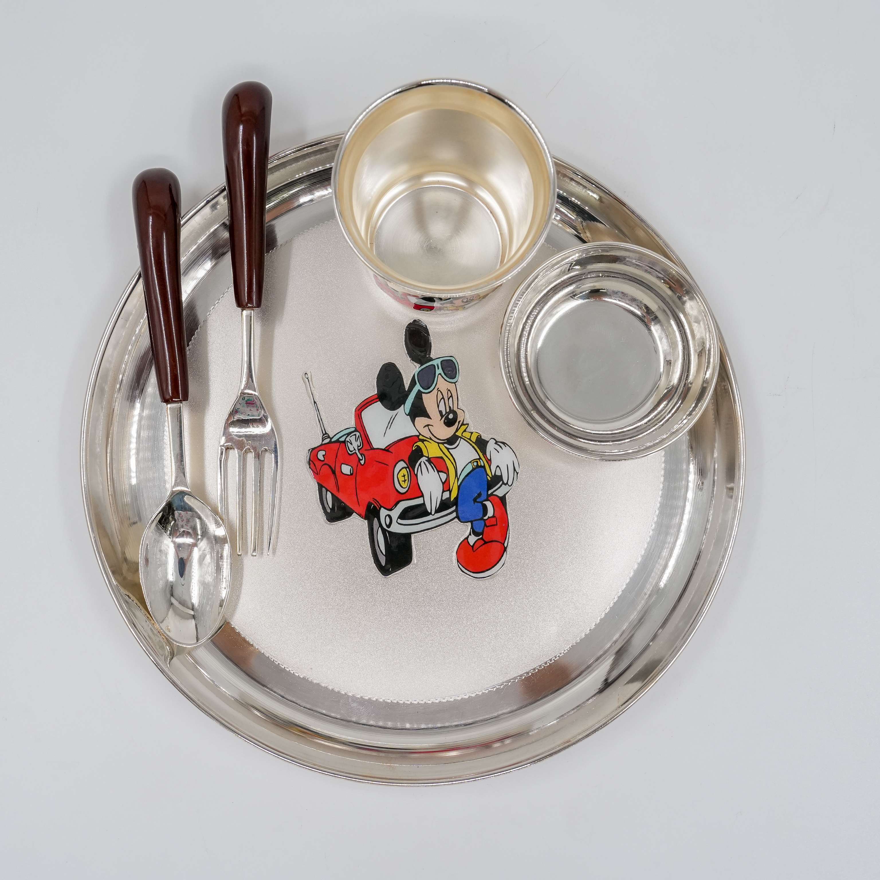 Cartoon Print Baby Plate
