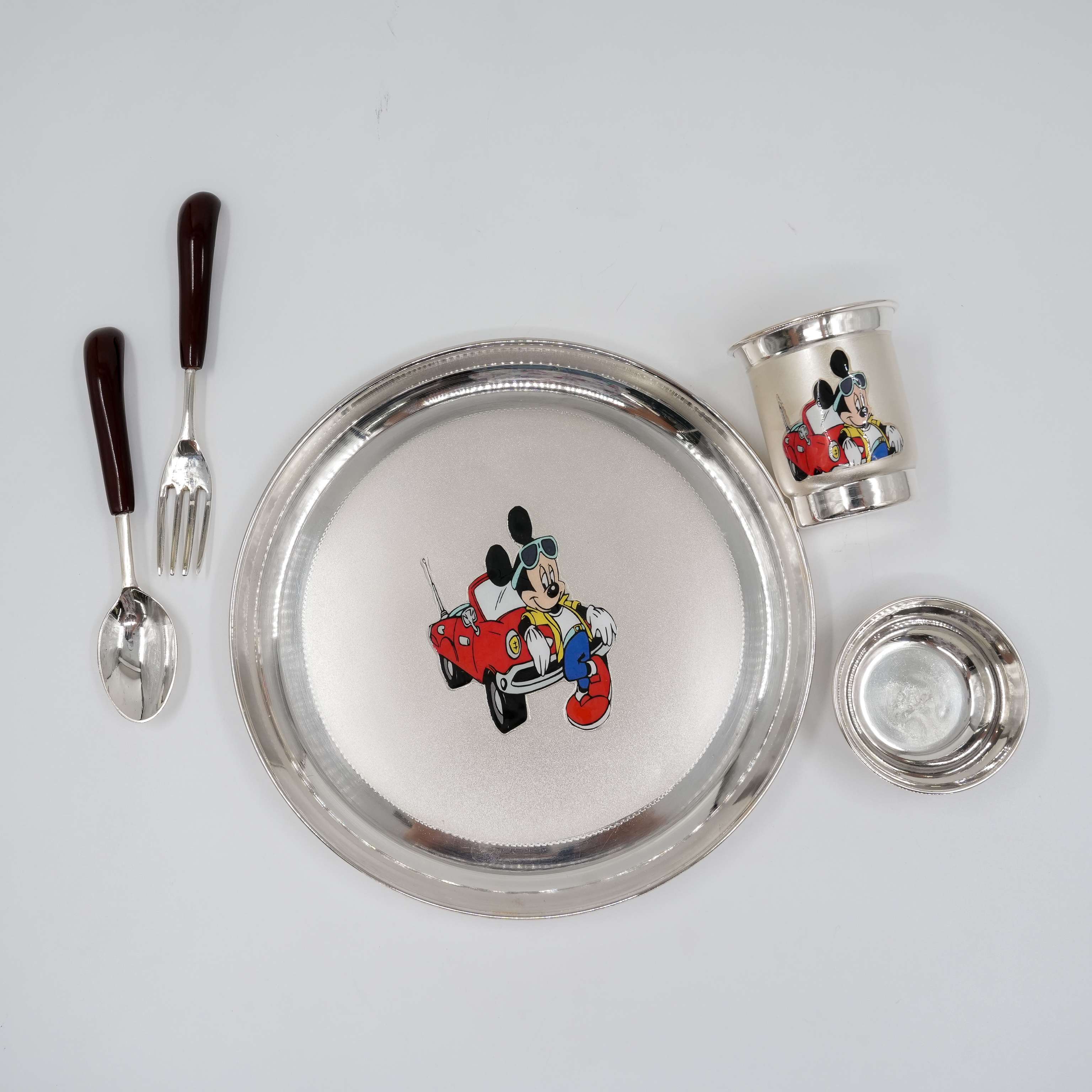 Cartoon Print Baby Plate