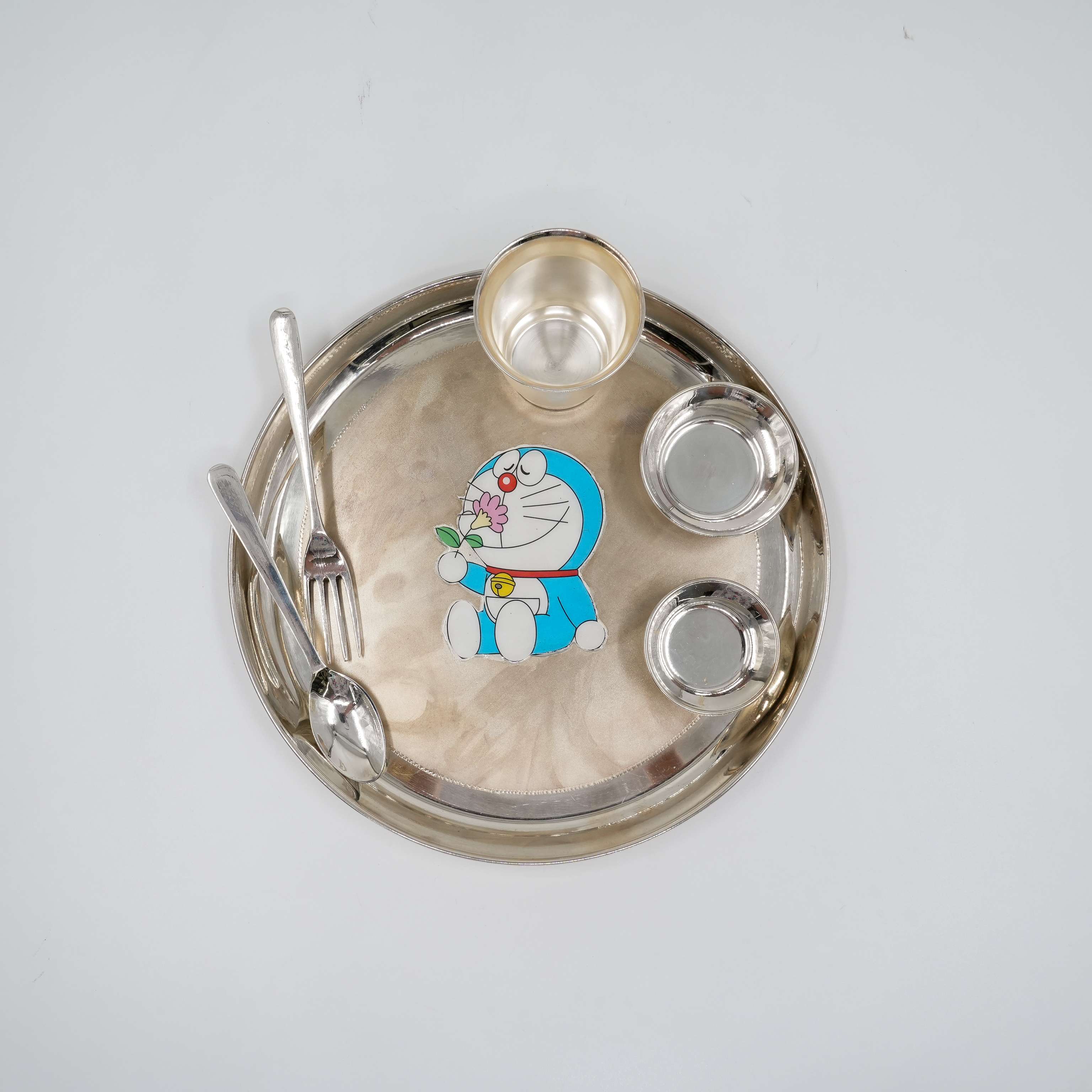 Ved Jewellers - Silver Tray Doraemon