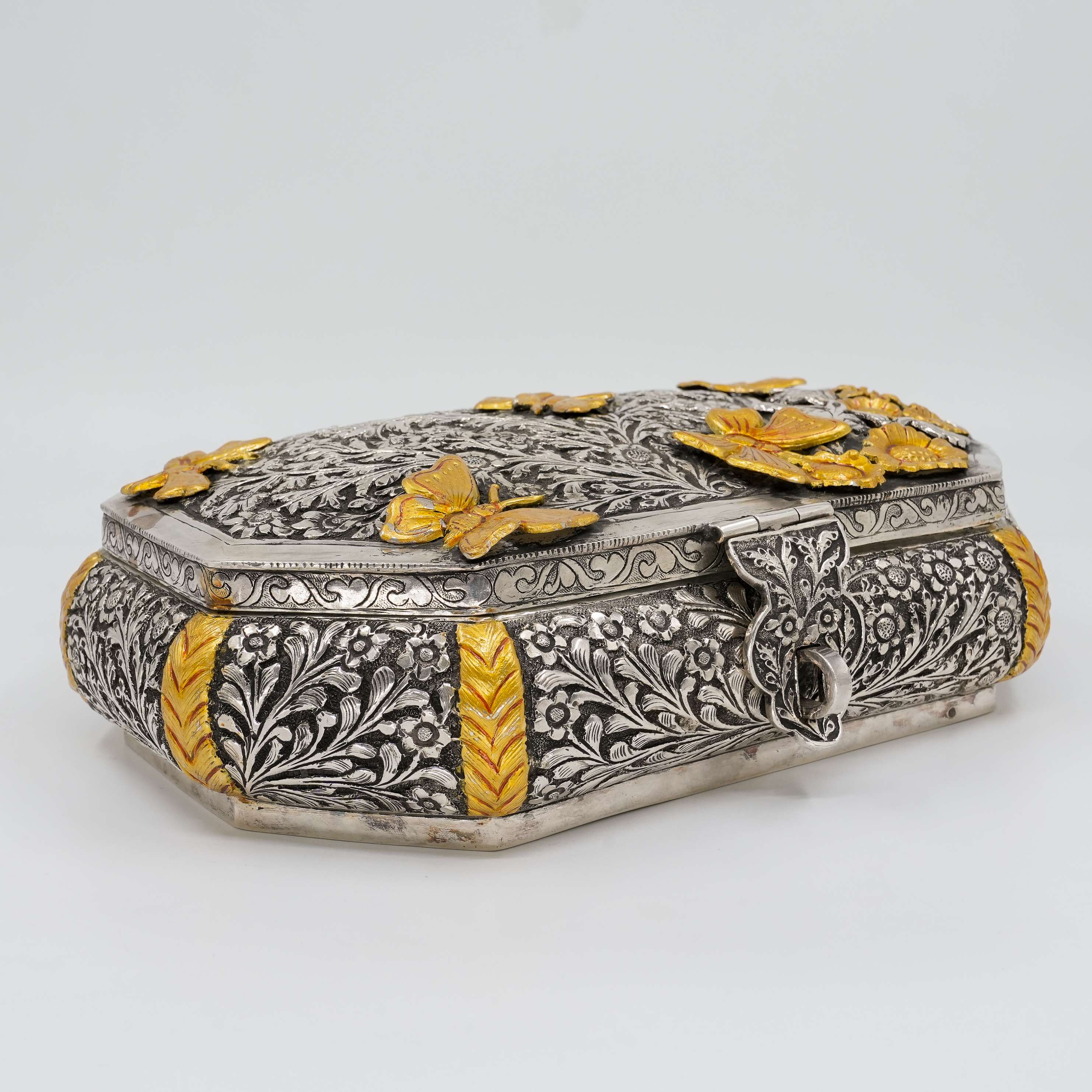 Ved Jewellers - Silver Butterfly Box