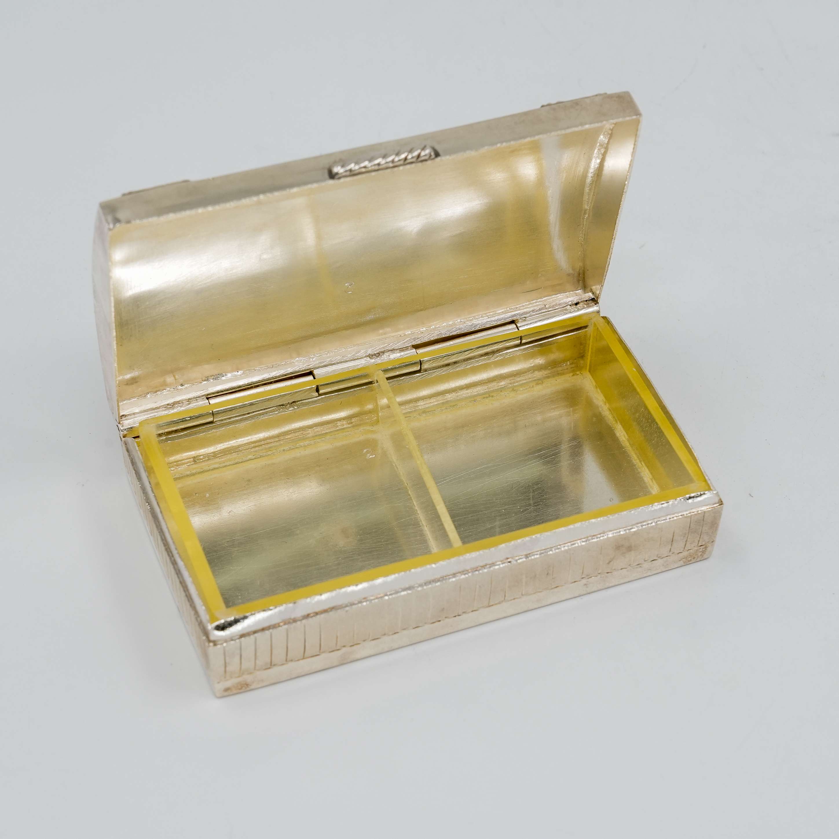 Ved Jewellers - Silver Monogram Box