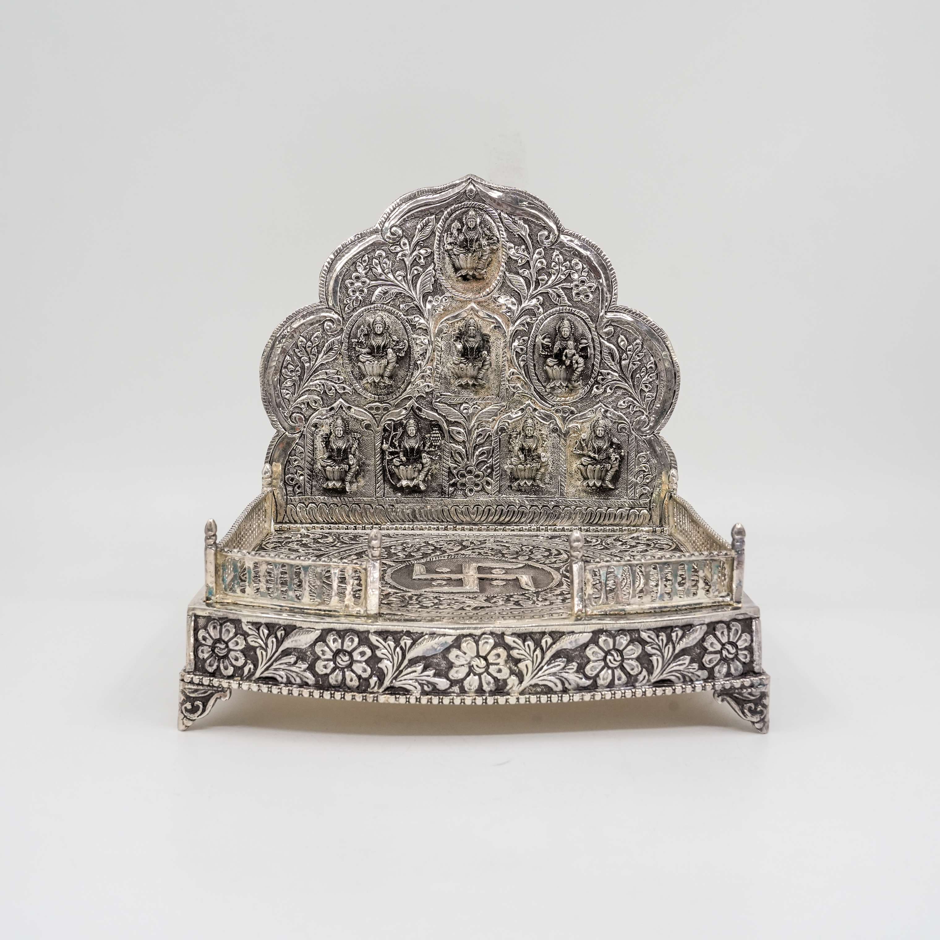 Ved Jewellers - Silver Pooja Singhasan