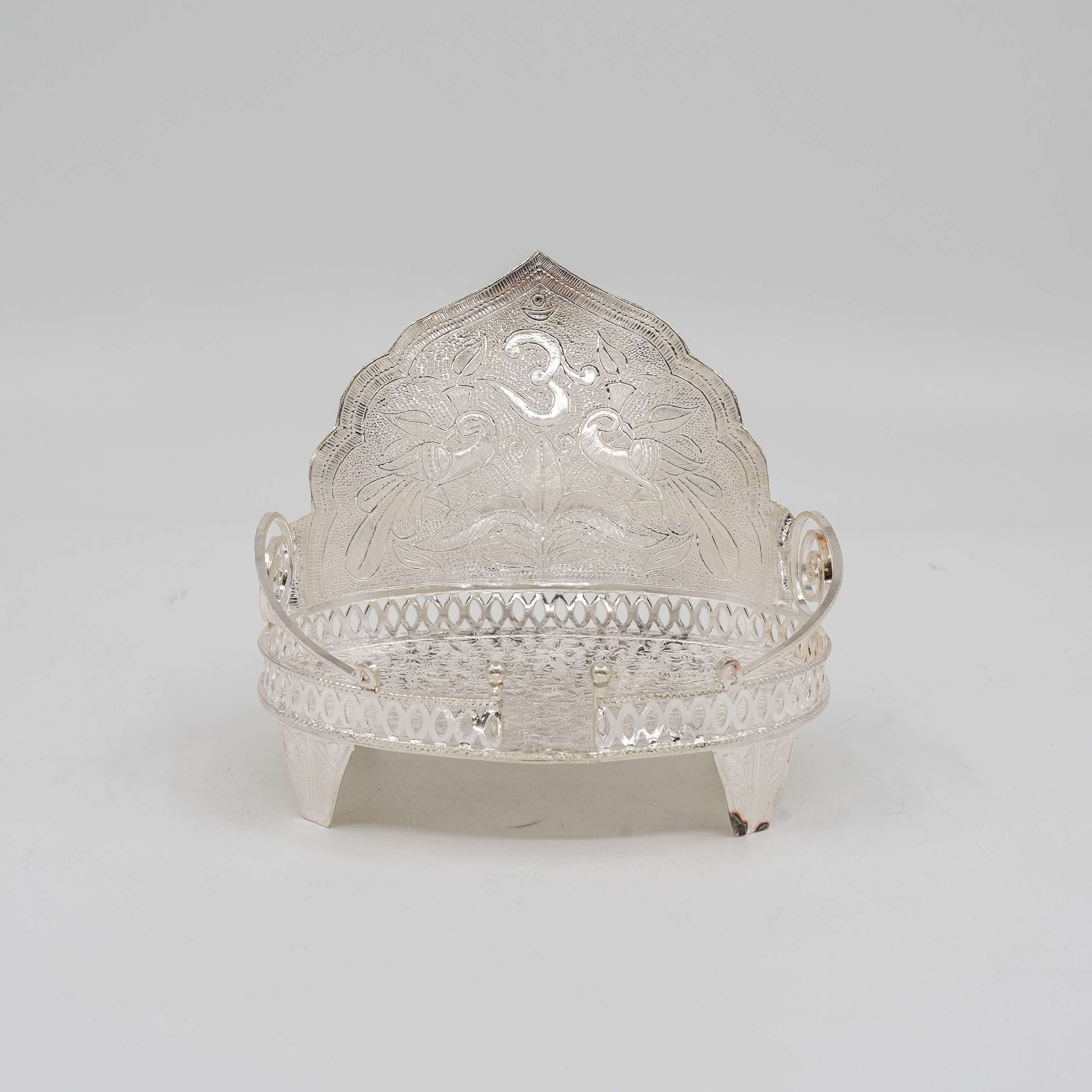 Ved Jewellers - Silver Pooja Singhasan