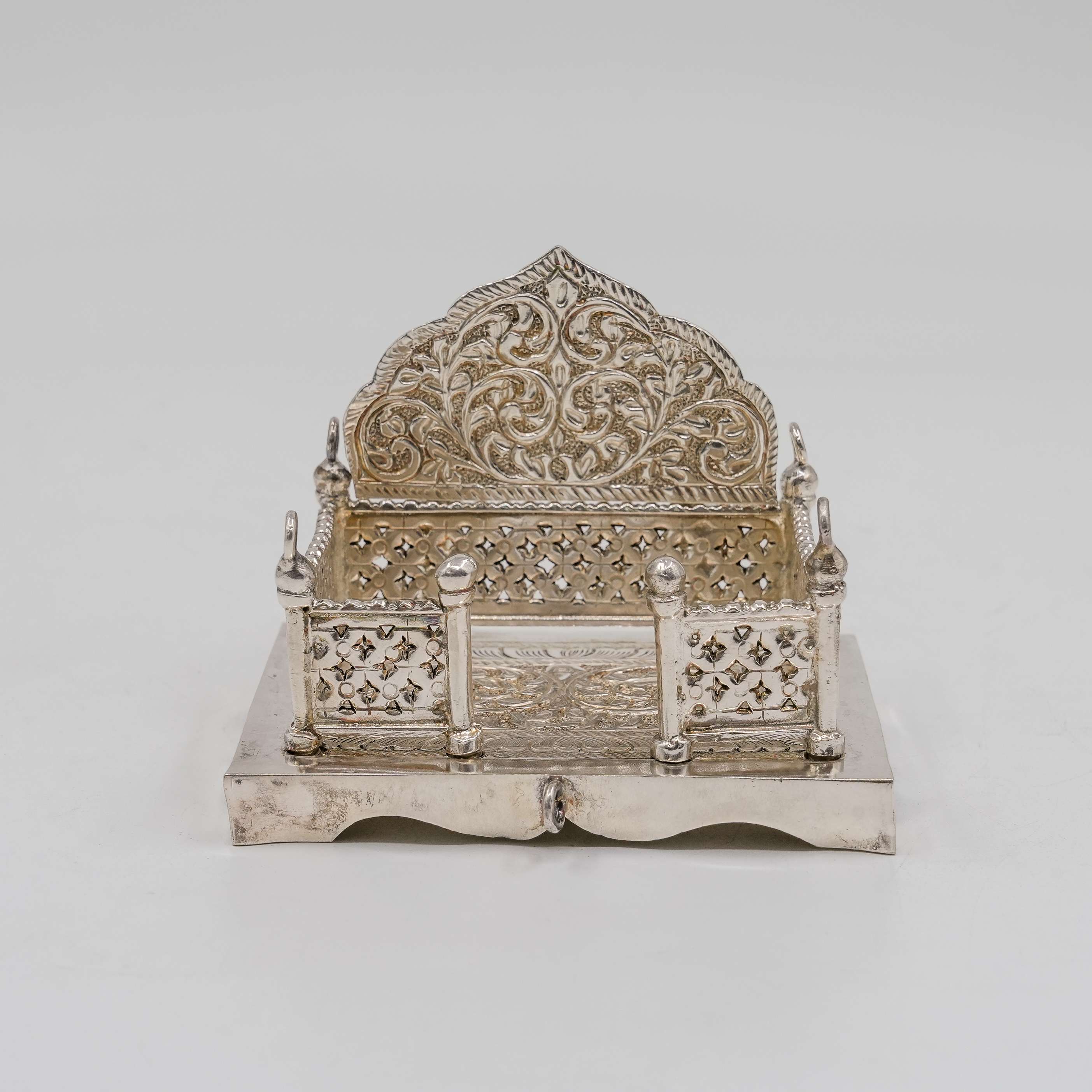 Ved Jewellers - Silver Pooja Singhasan