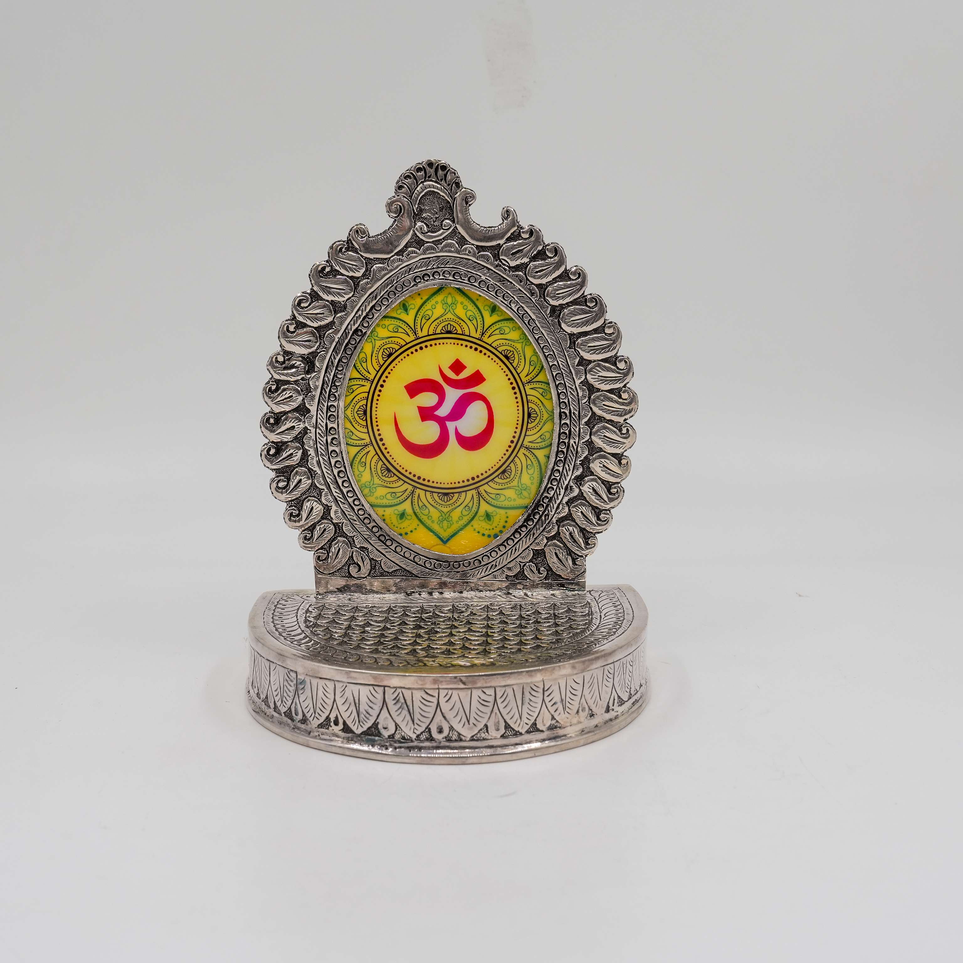 Ved Jewellers - Silver Om Showpiece