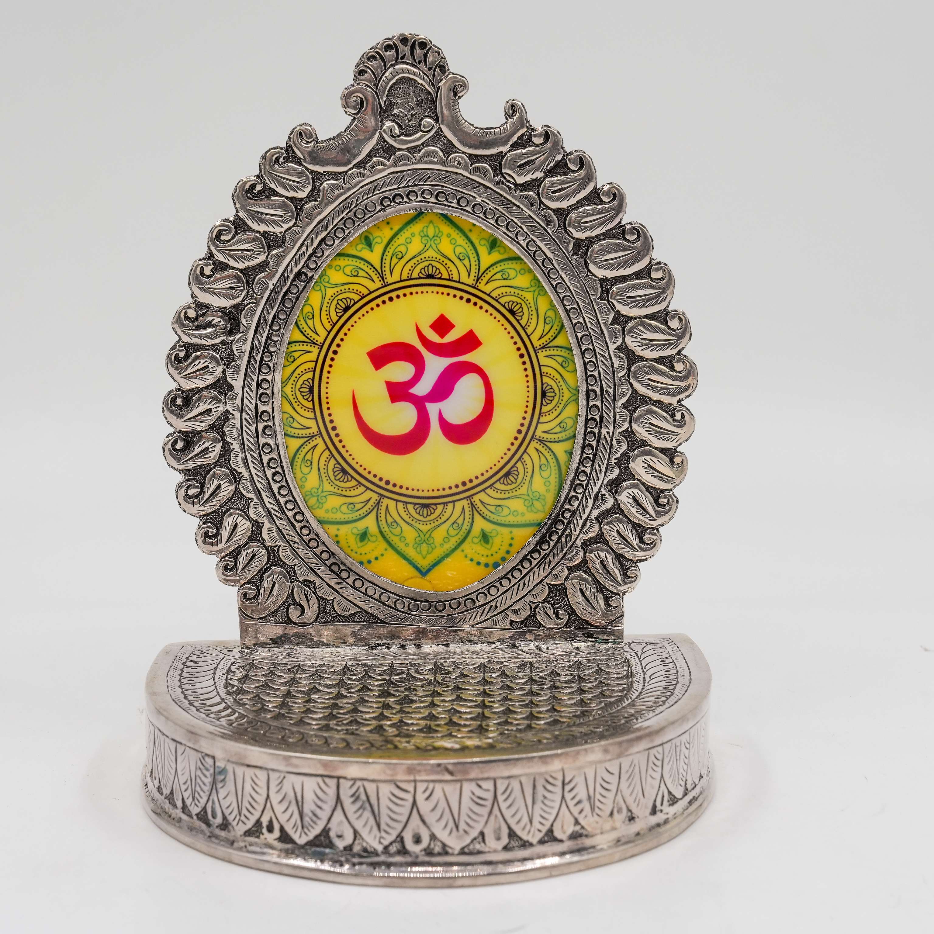 Ved Jewellers - Silver Om Showpiece