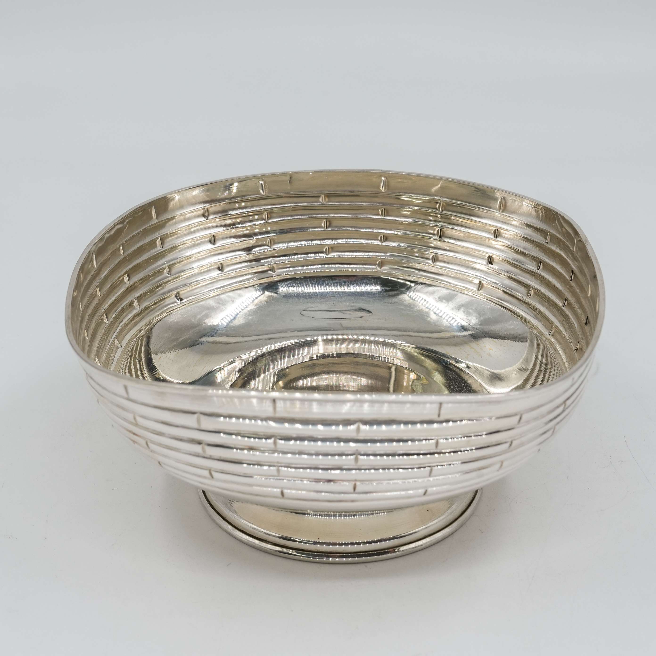 Ved Jewellers - Silver Basket Bowl