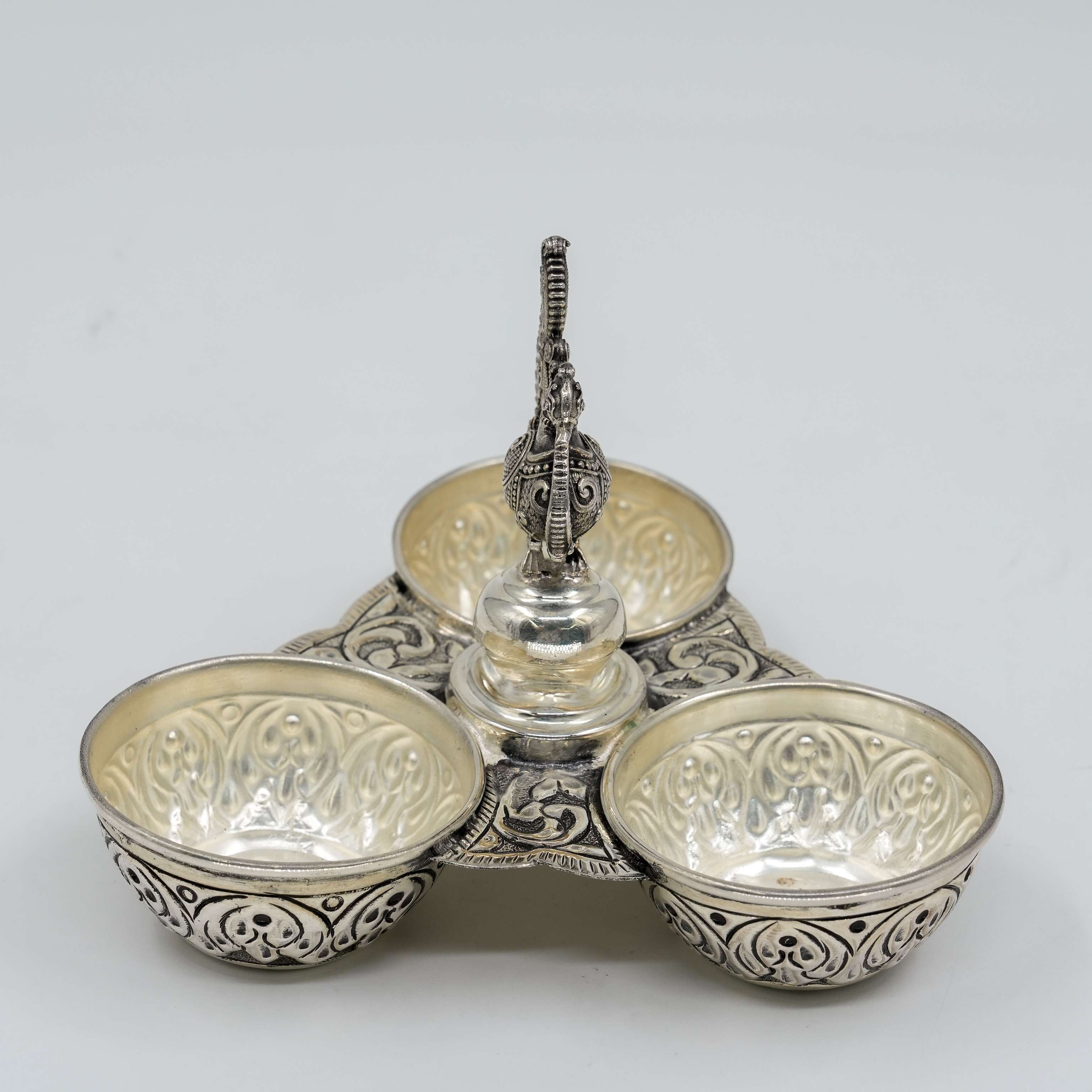 Ved Jewellers - Silver Peacock Tray