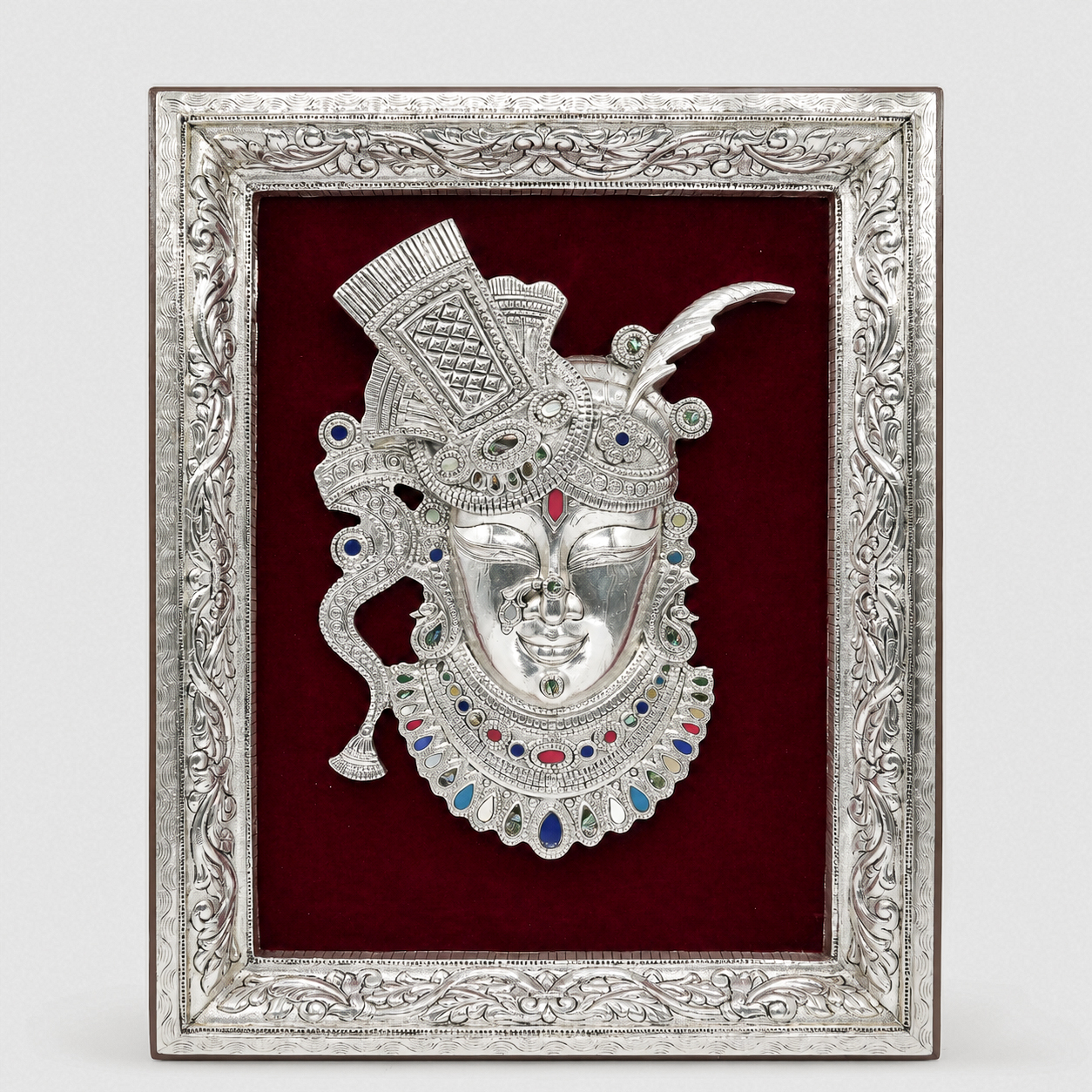 Ved Jewellers - Silver Deity Mask