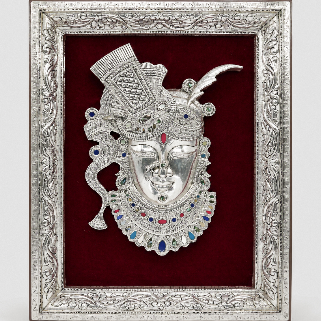 Silver Deity Mask