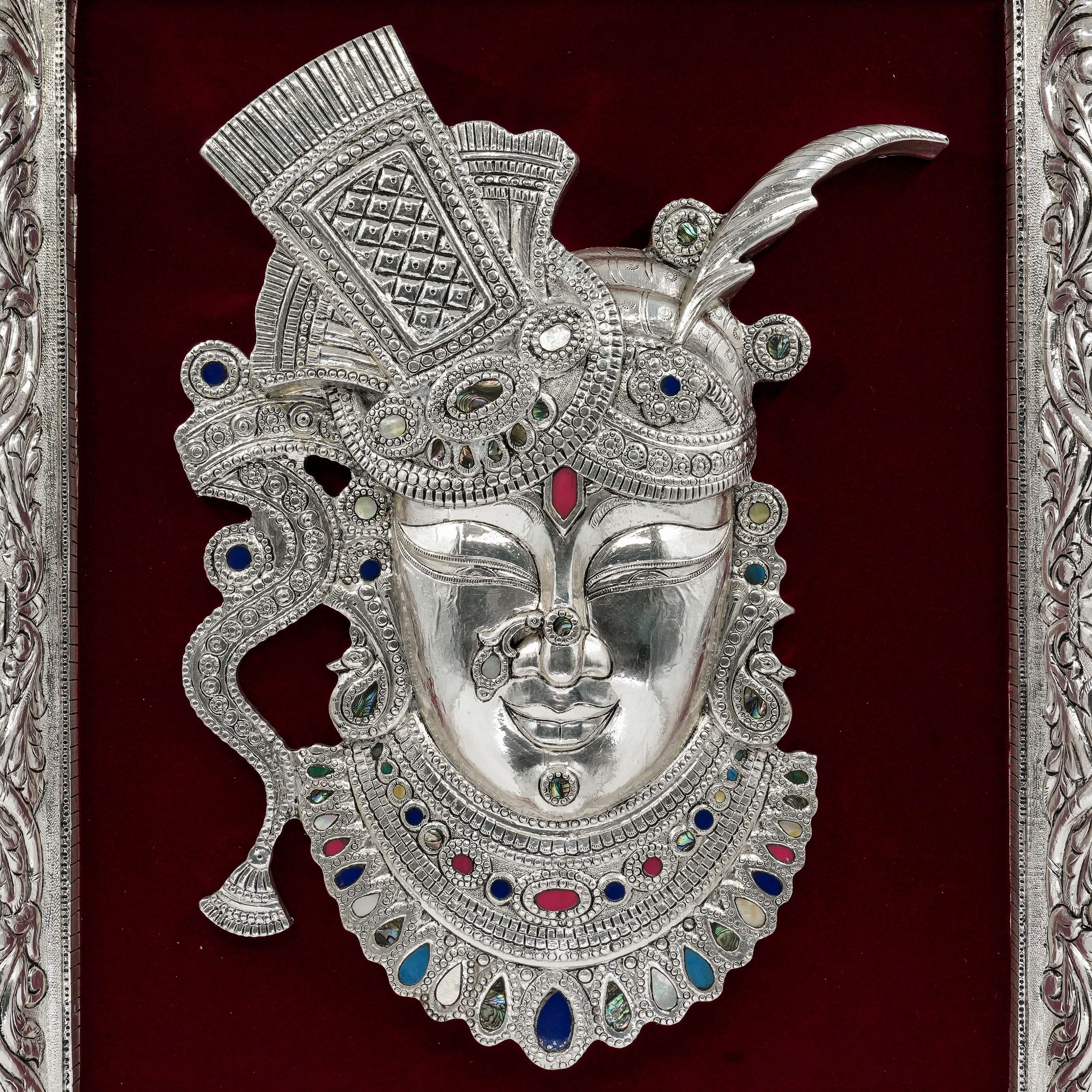 Silver Deity Mask