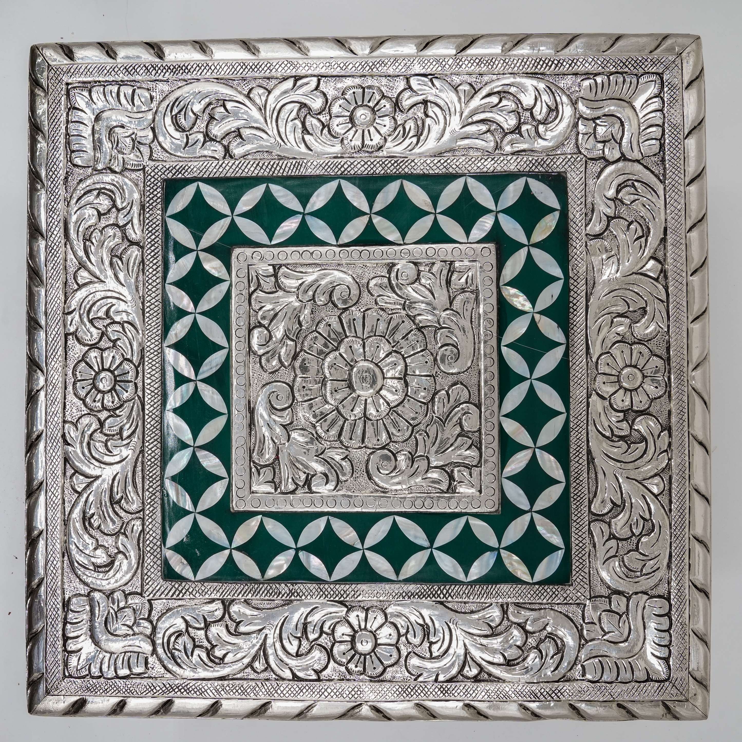 Ved Jewellers - Silver Floral Showpiece