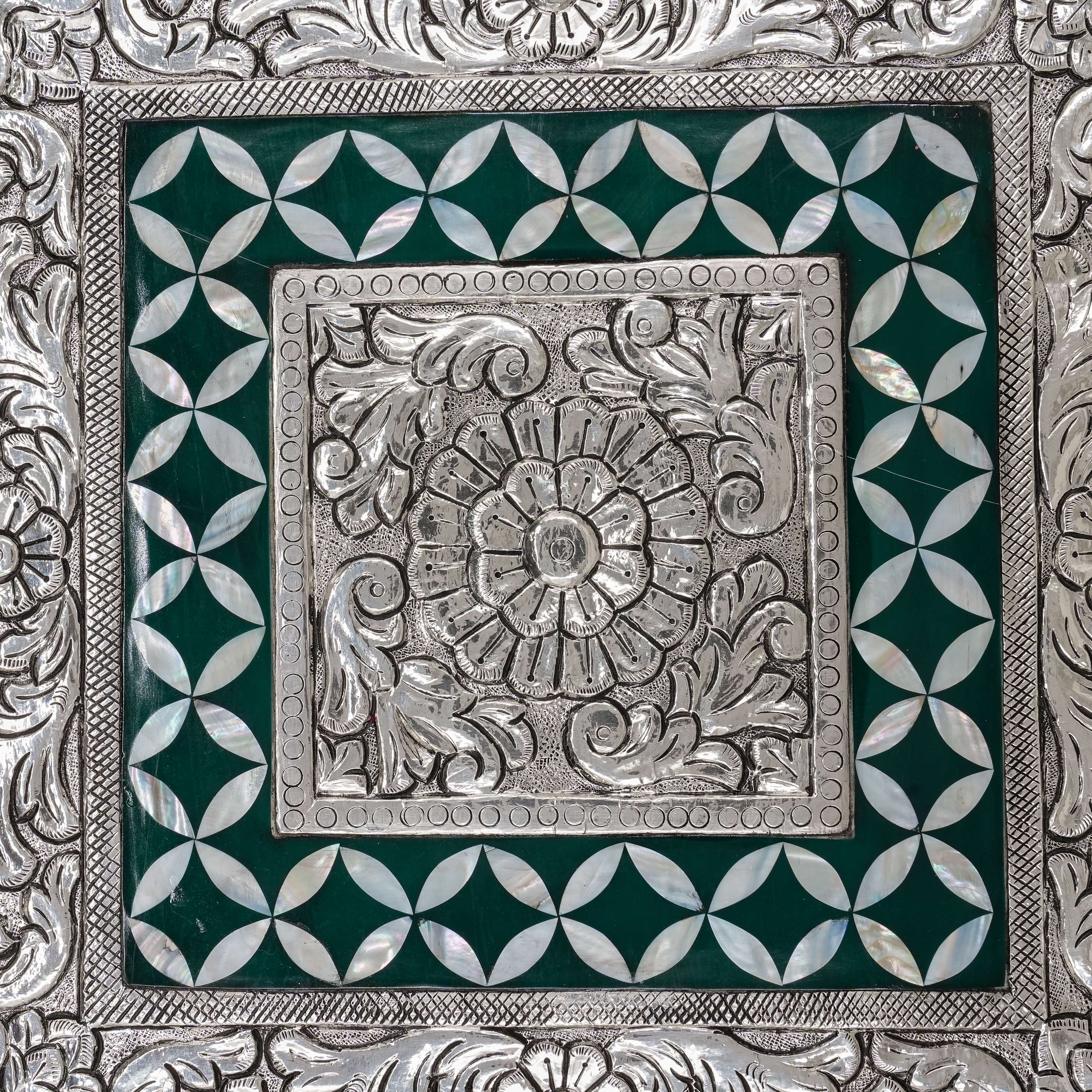 Ved Jewellers - Silver Floral Showpiece
