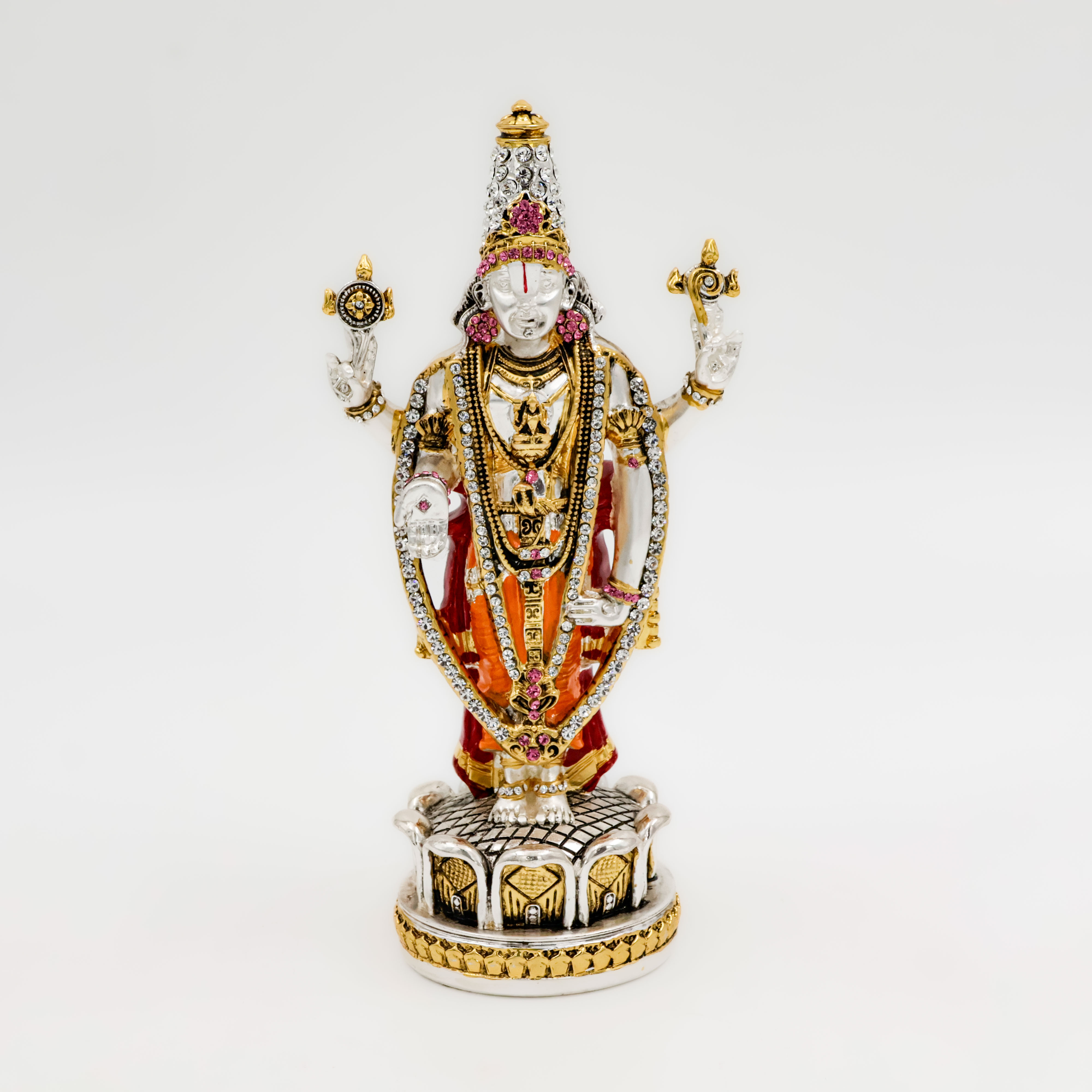 Silver Coated Tirupati Balaji