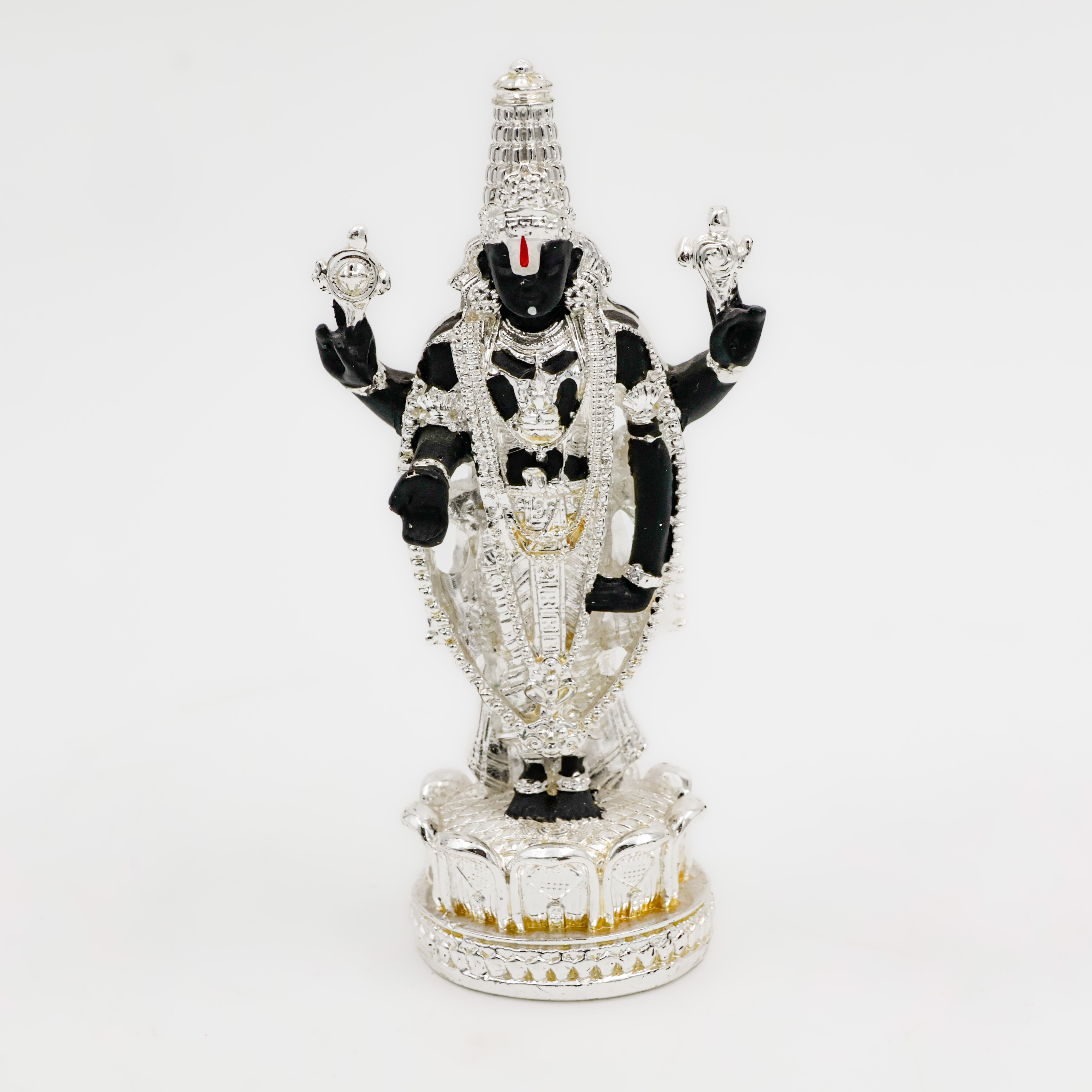 Silver Coated Tirupati Balaji