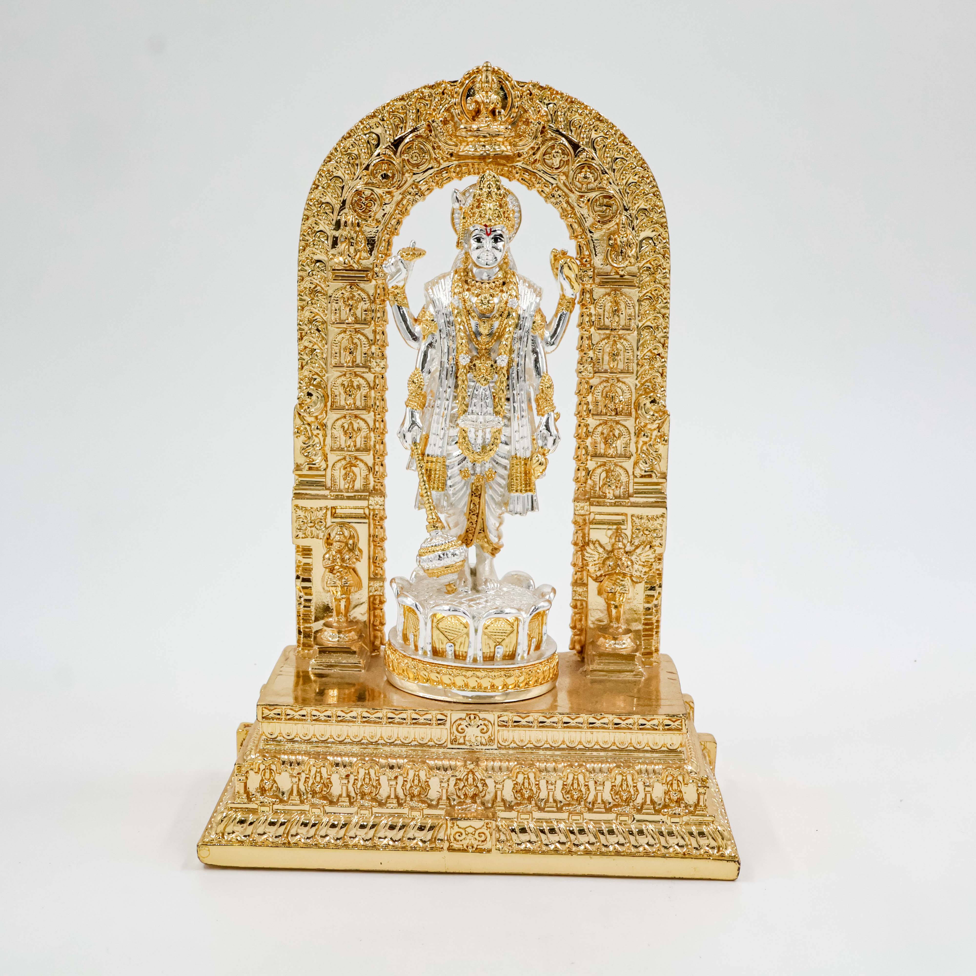 Silver Coated Vishnu Ji