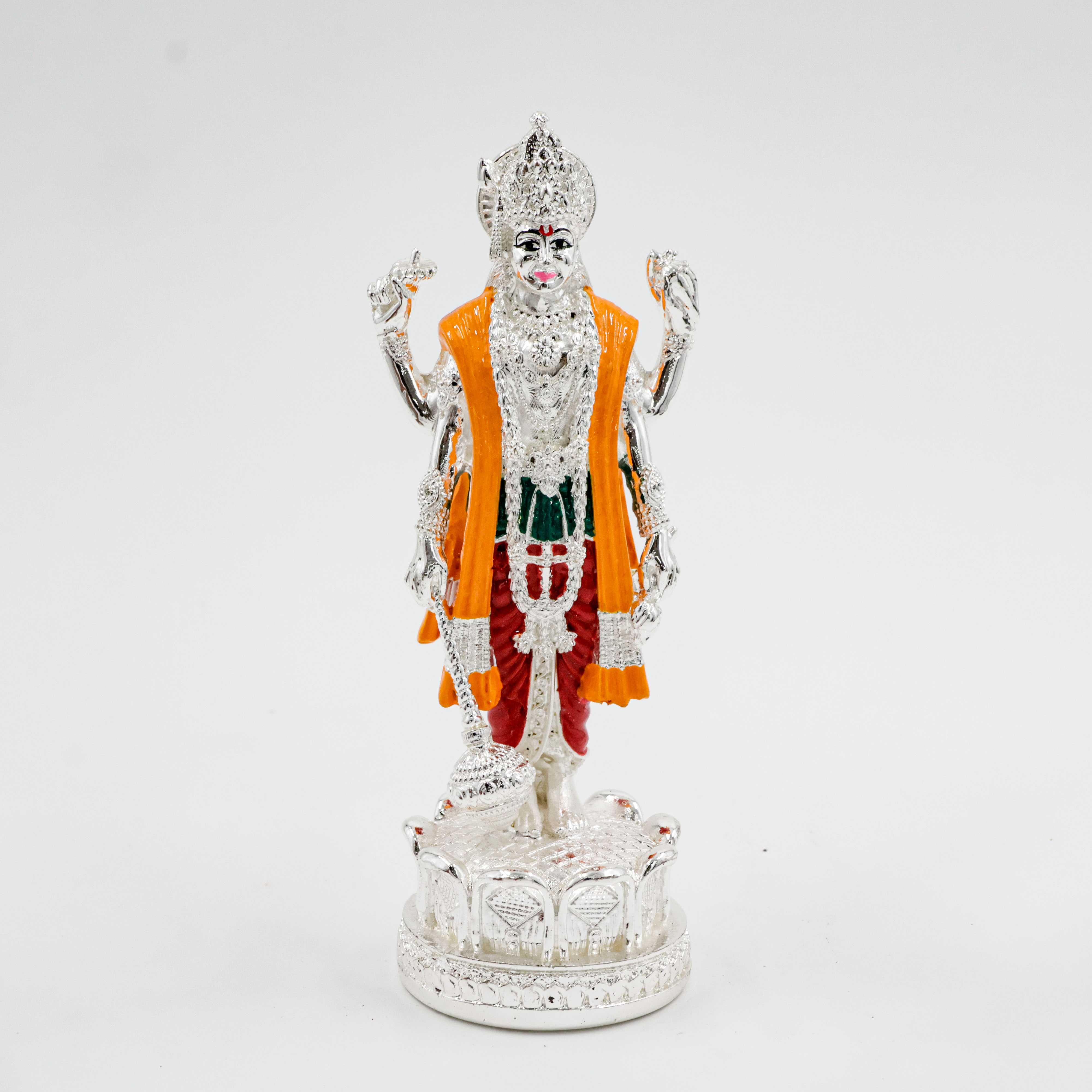 Silver Coated Vishnu Ji