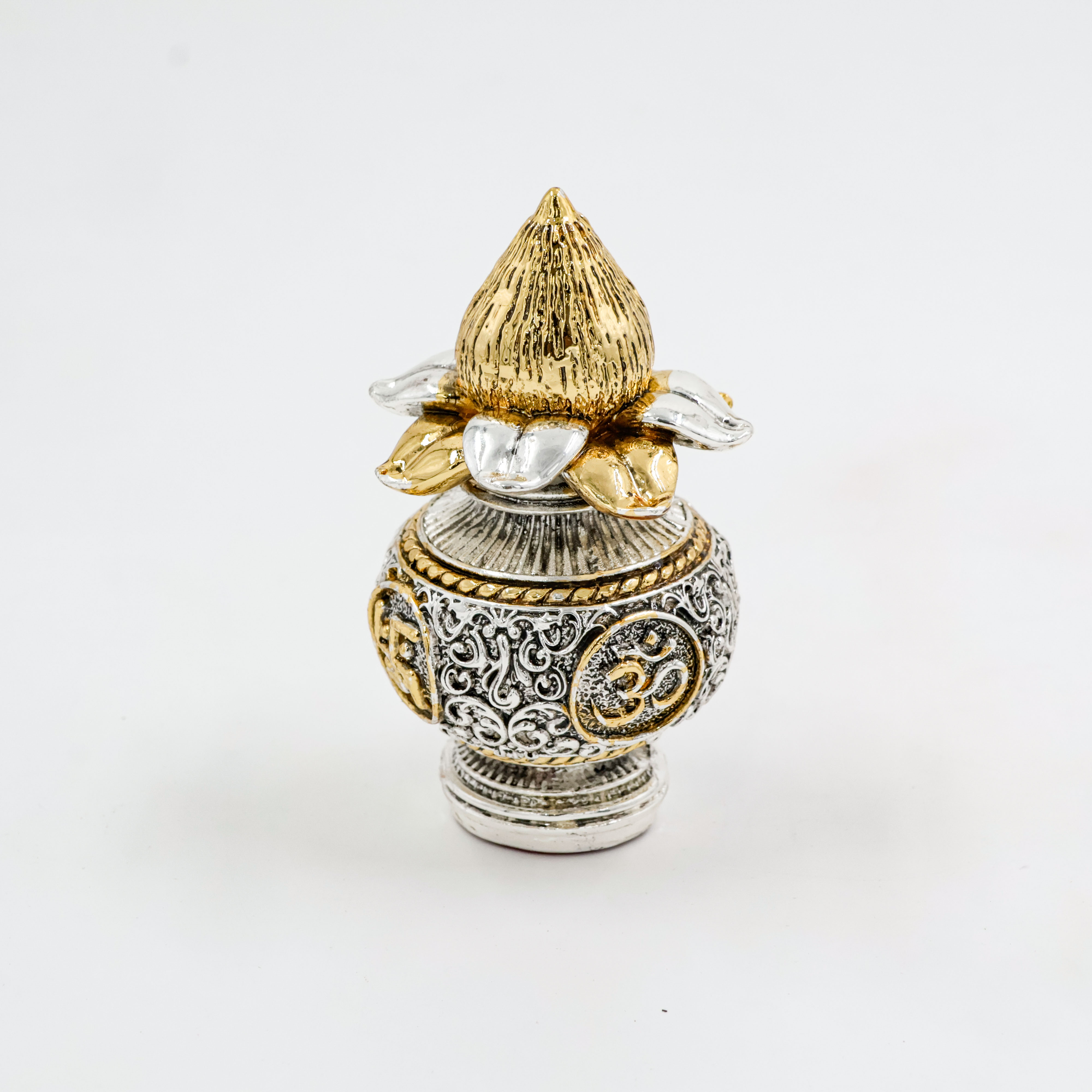 Kalash with Silver And Gold Coating