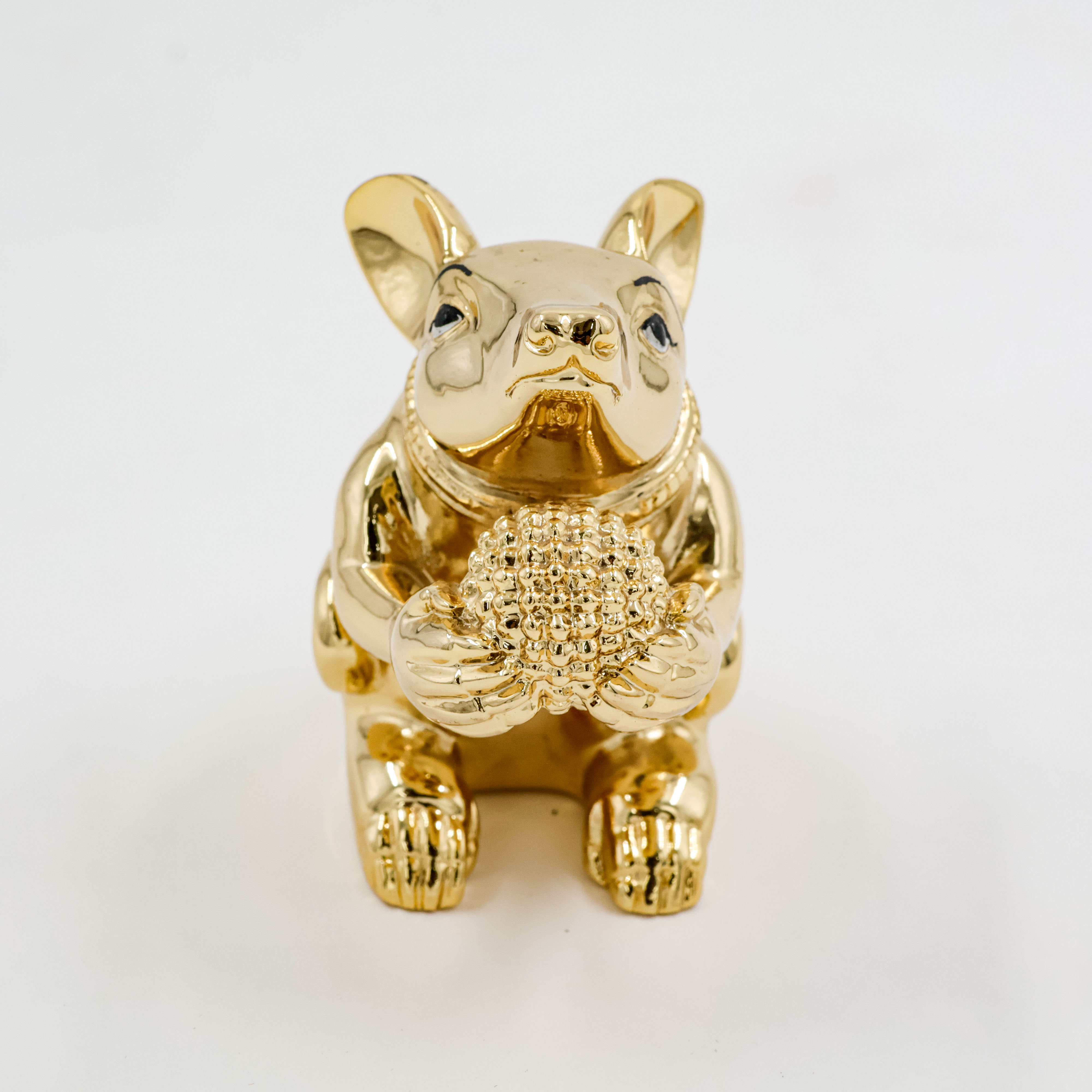 Gold Coated Mushak For Show Piece