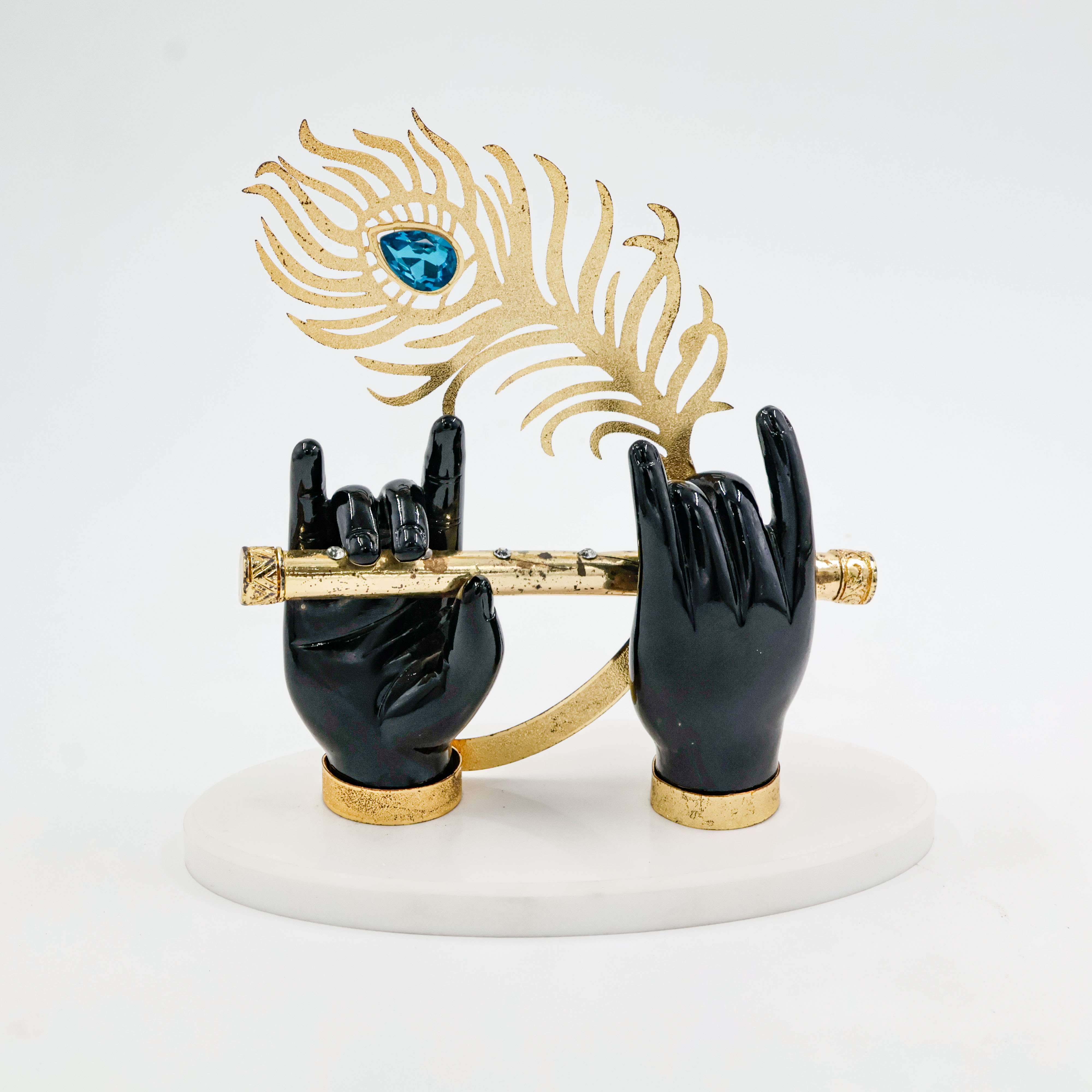 Krishna Ji Divine Hand With Flute