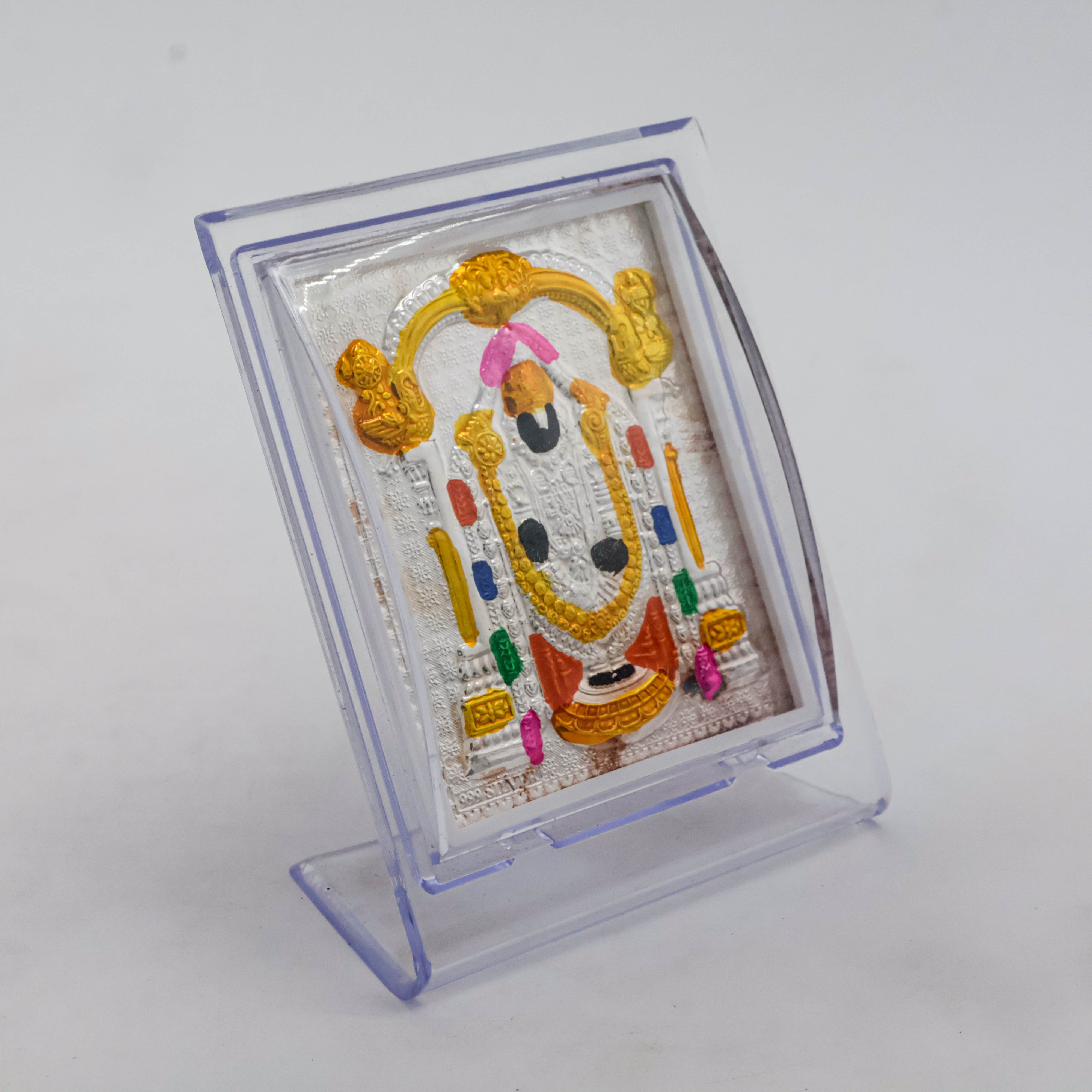Balaji Frame - Wooden Silver Articles