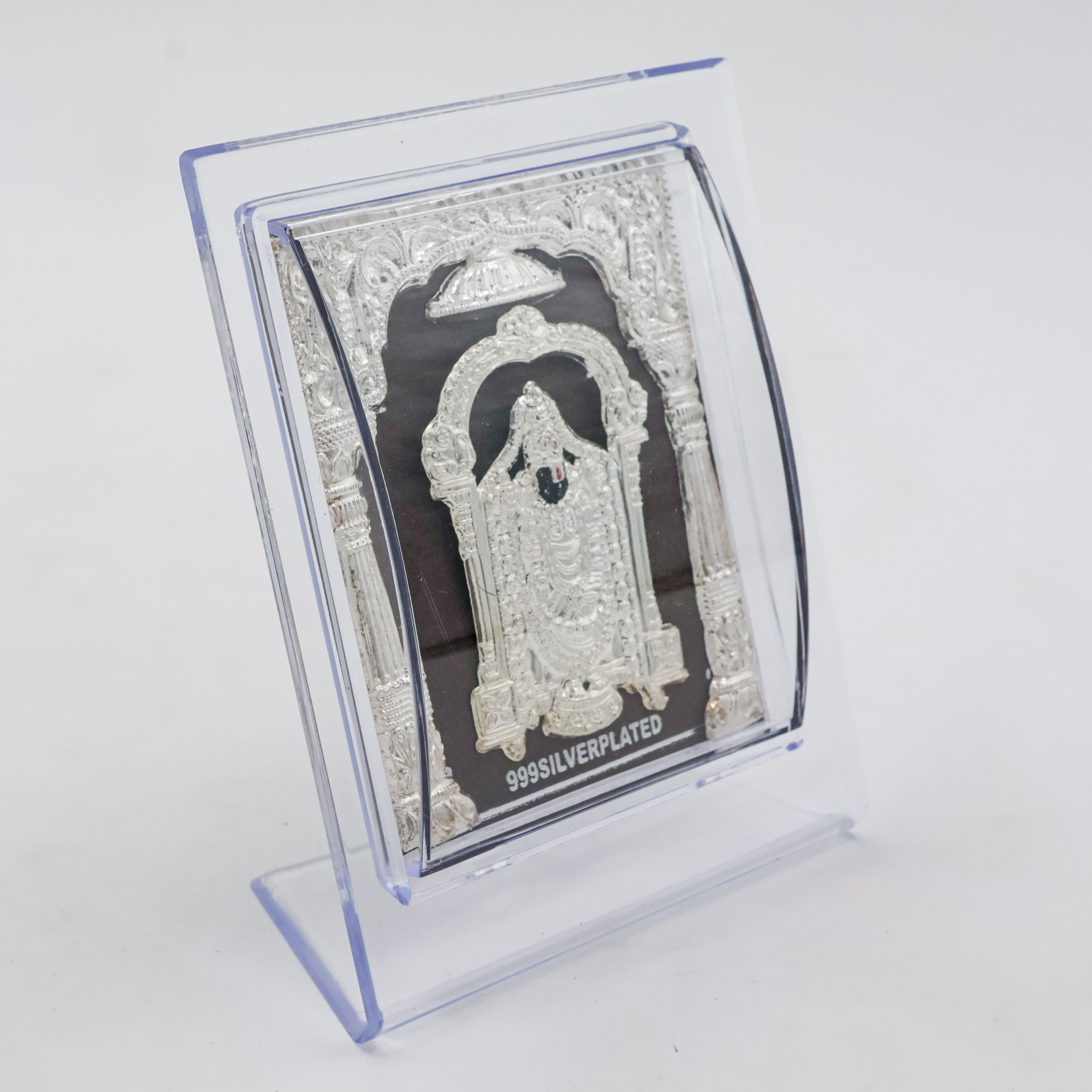 Balaji Frame - Wooden Silver Articles