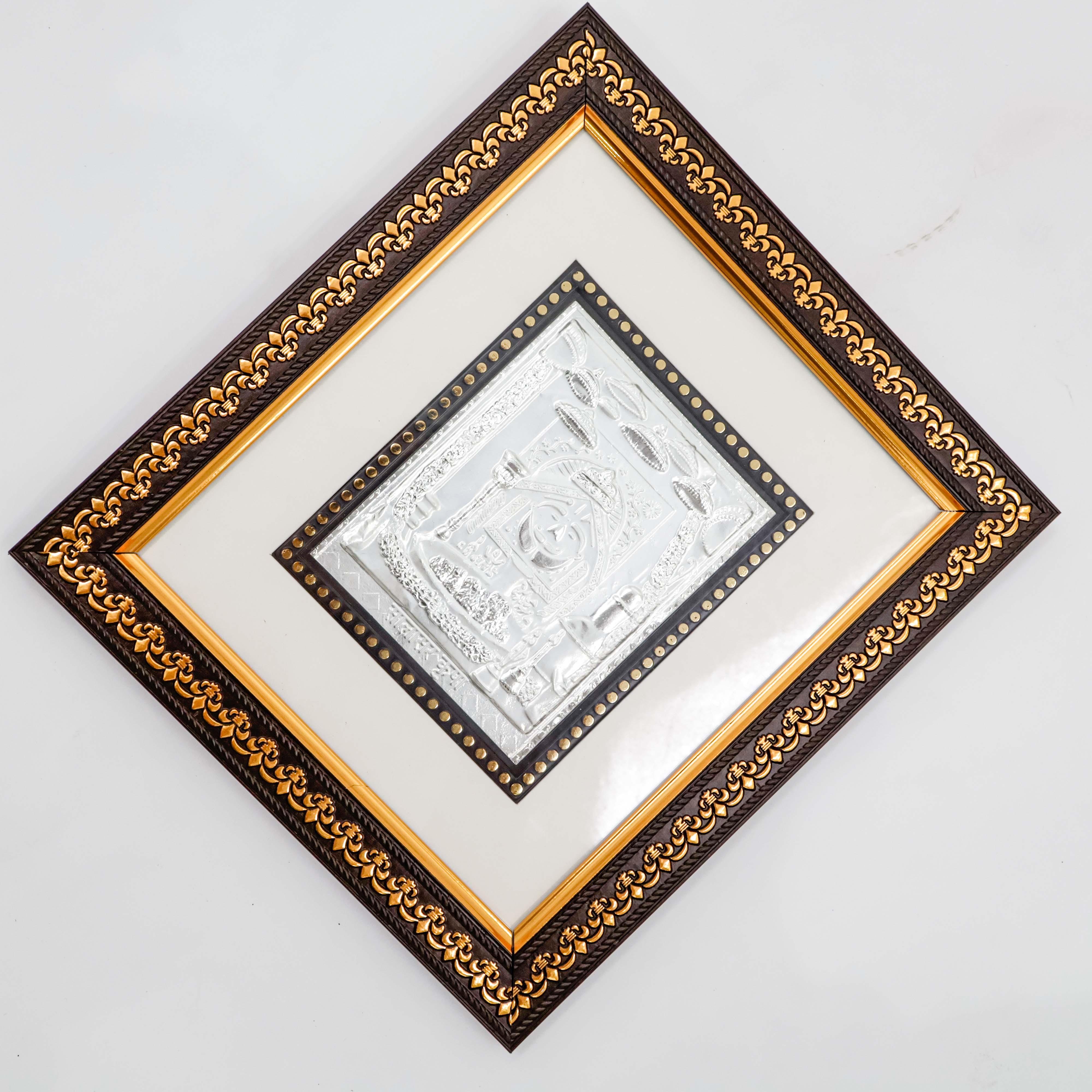 Salaser Balaji Frame - Wooden Silver Articles