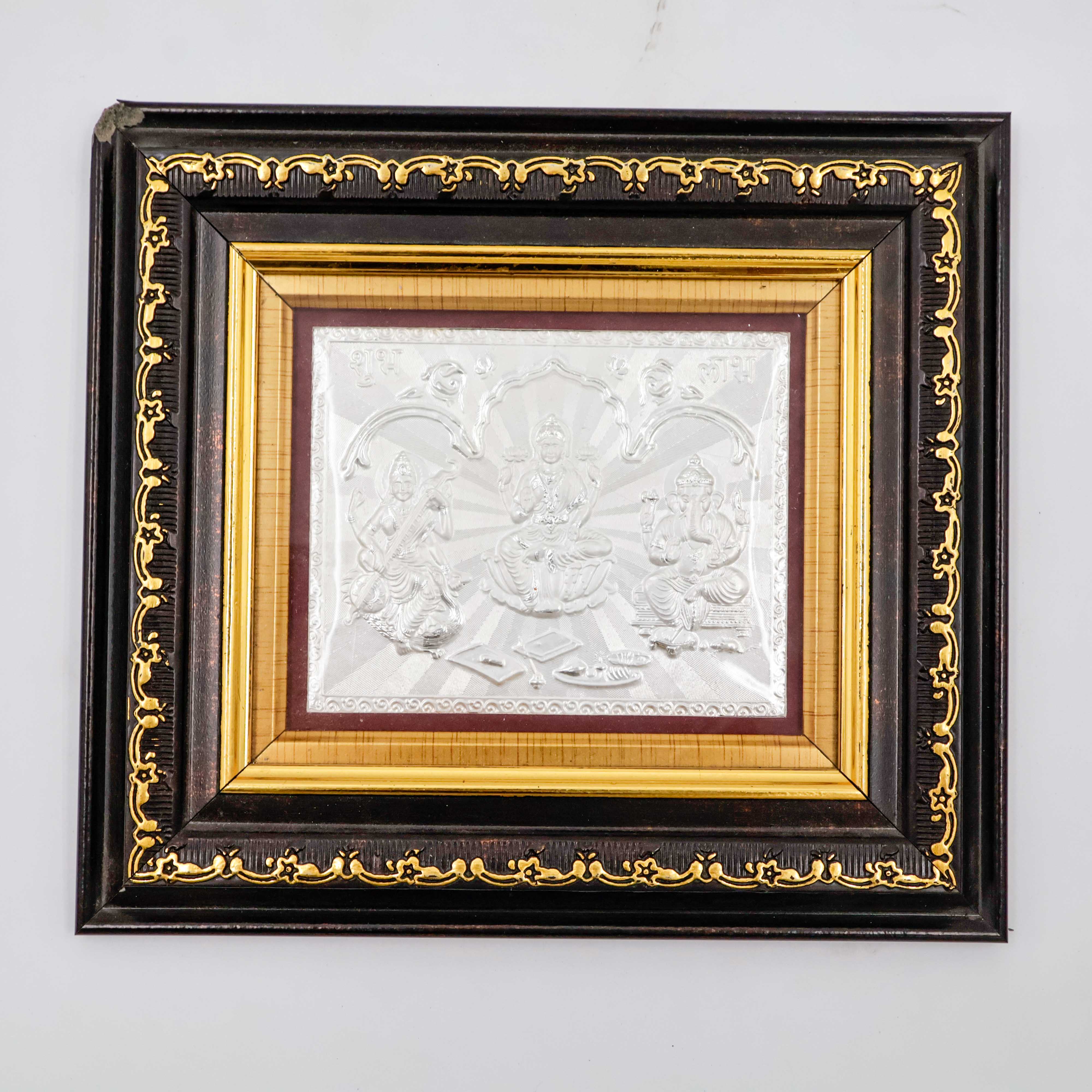 Laxmi Ganesh Saraswati Ji Frame