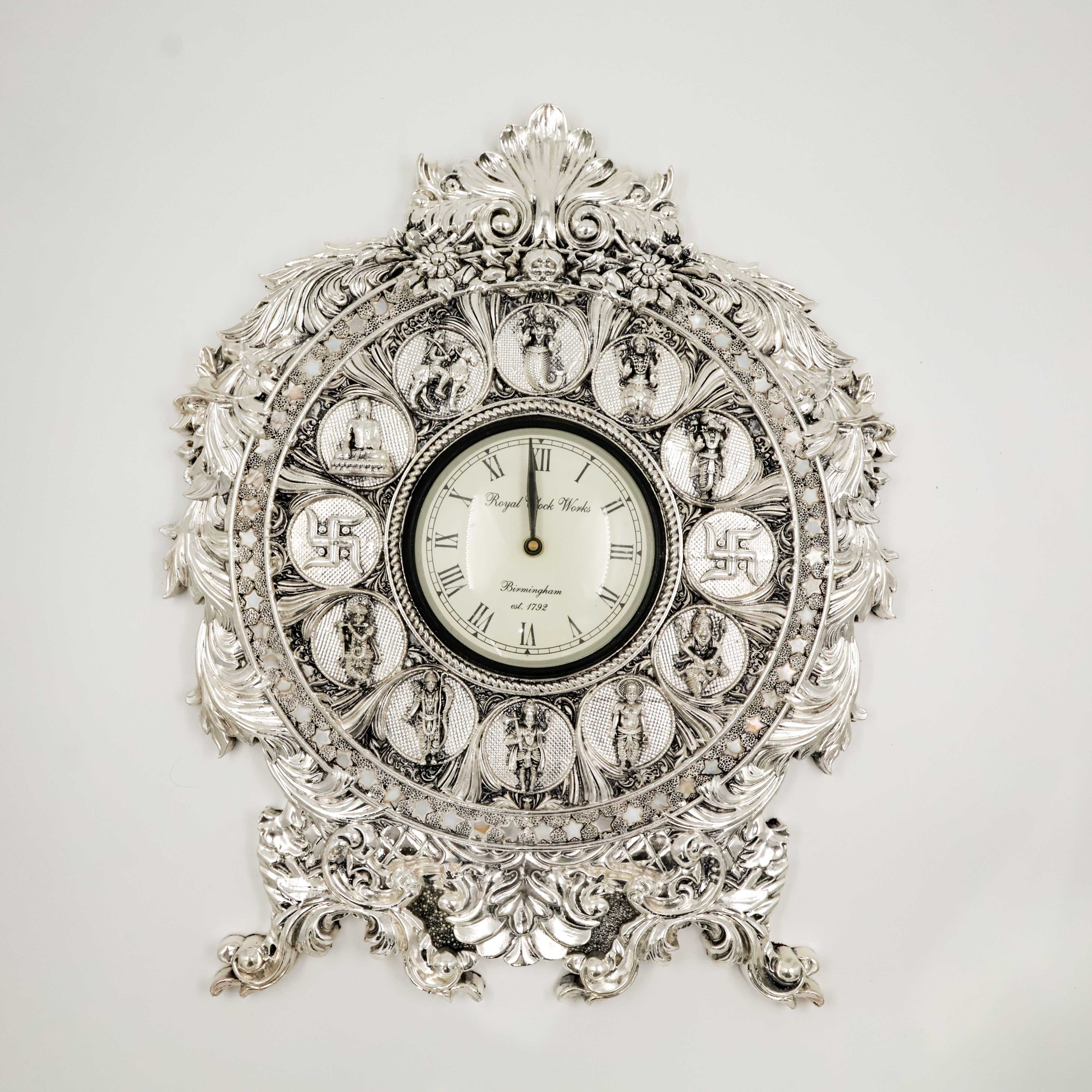 Wall Clock With Dashavatara Design - 