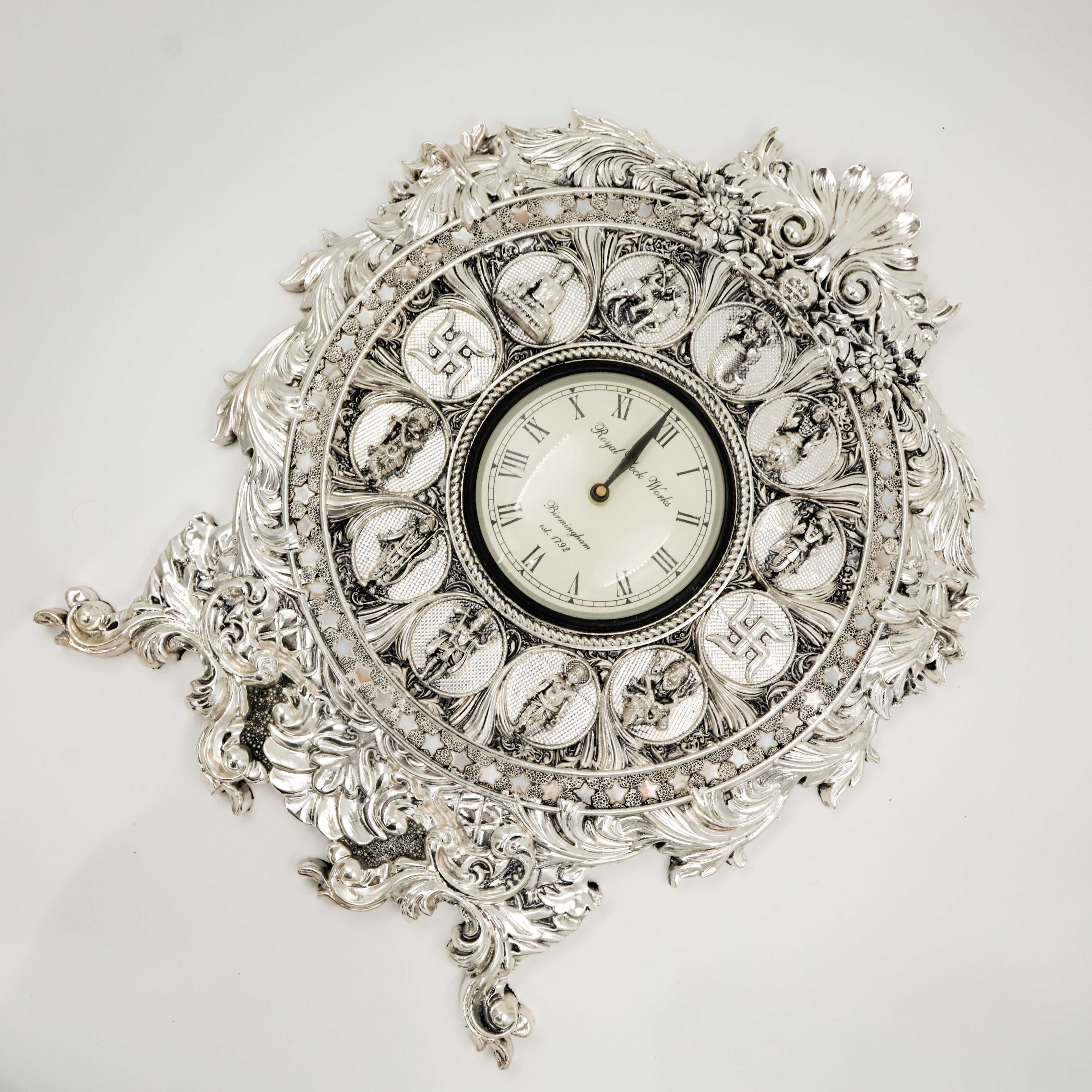 Wall Clock With Dashavatara Design - 