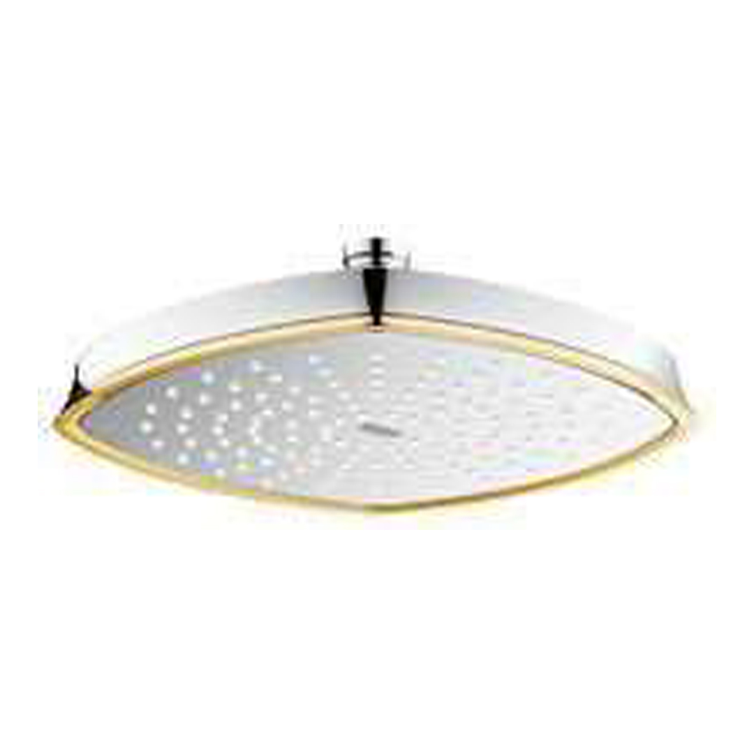 GROHE RSH Grandera 210mm Head Shower with Gold Accent