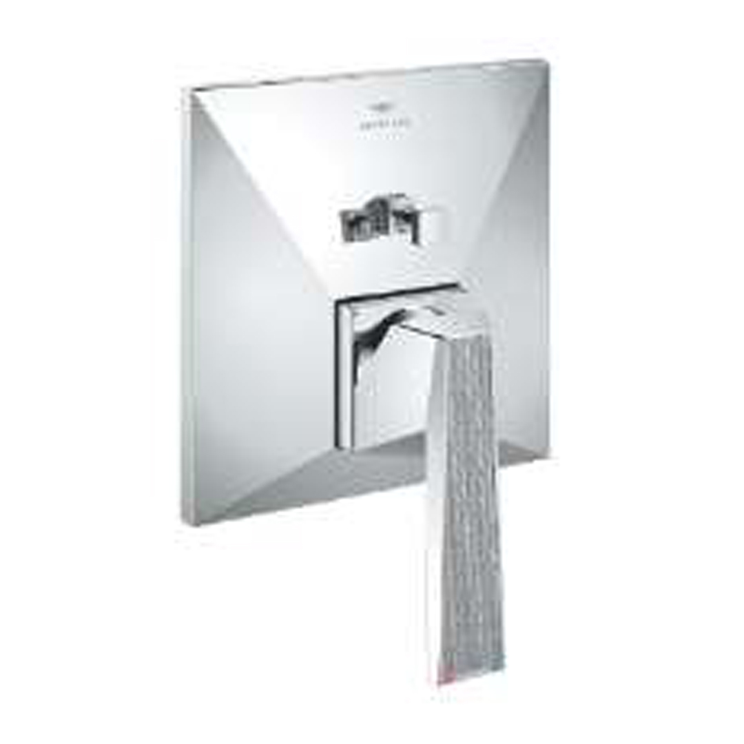 GROHE Allure Brilliant Single-lever Mixer with 2-Way Diverter Chrome Knurled Handle