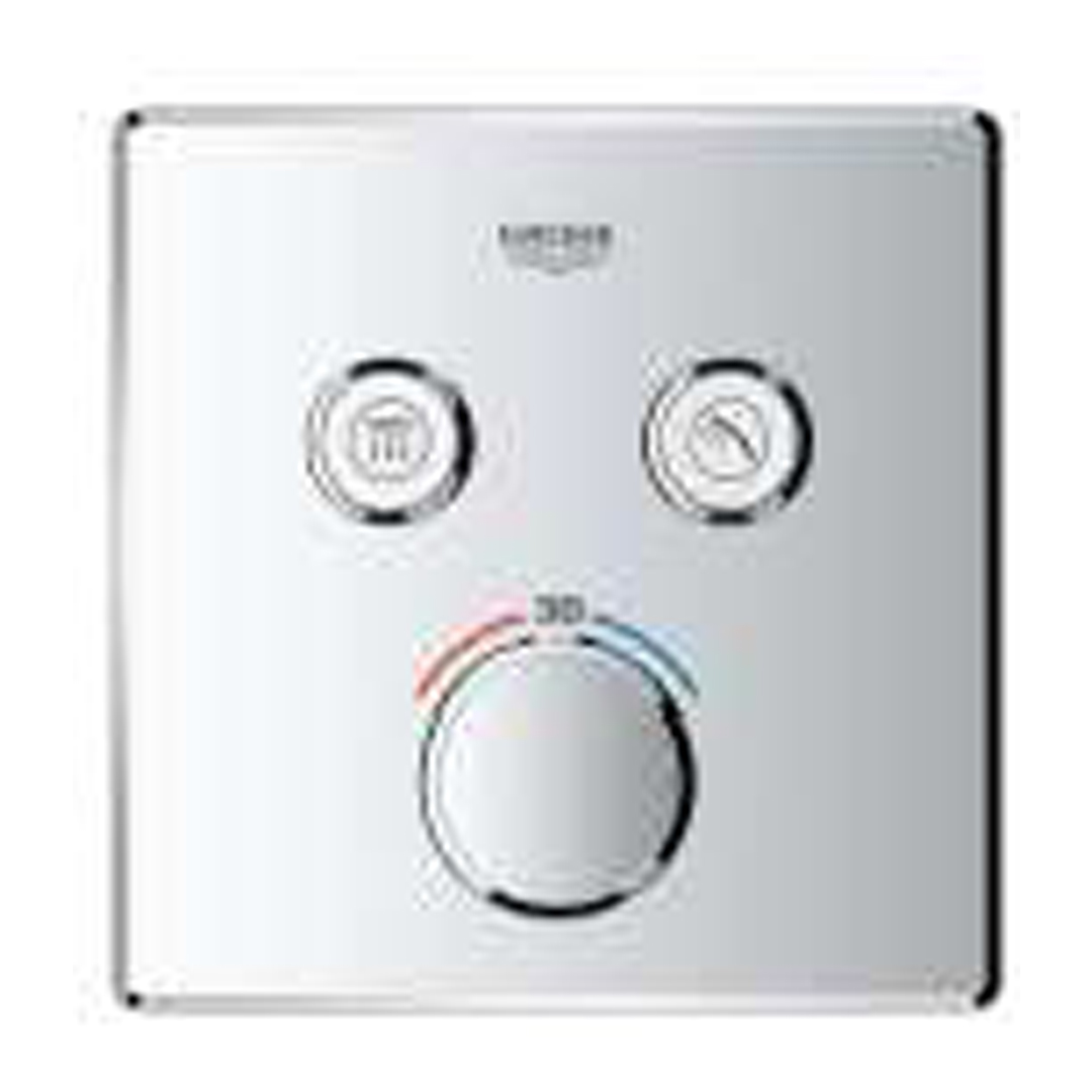 GROHE SmartControl THM 2 Outlet Square Design Trimset