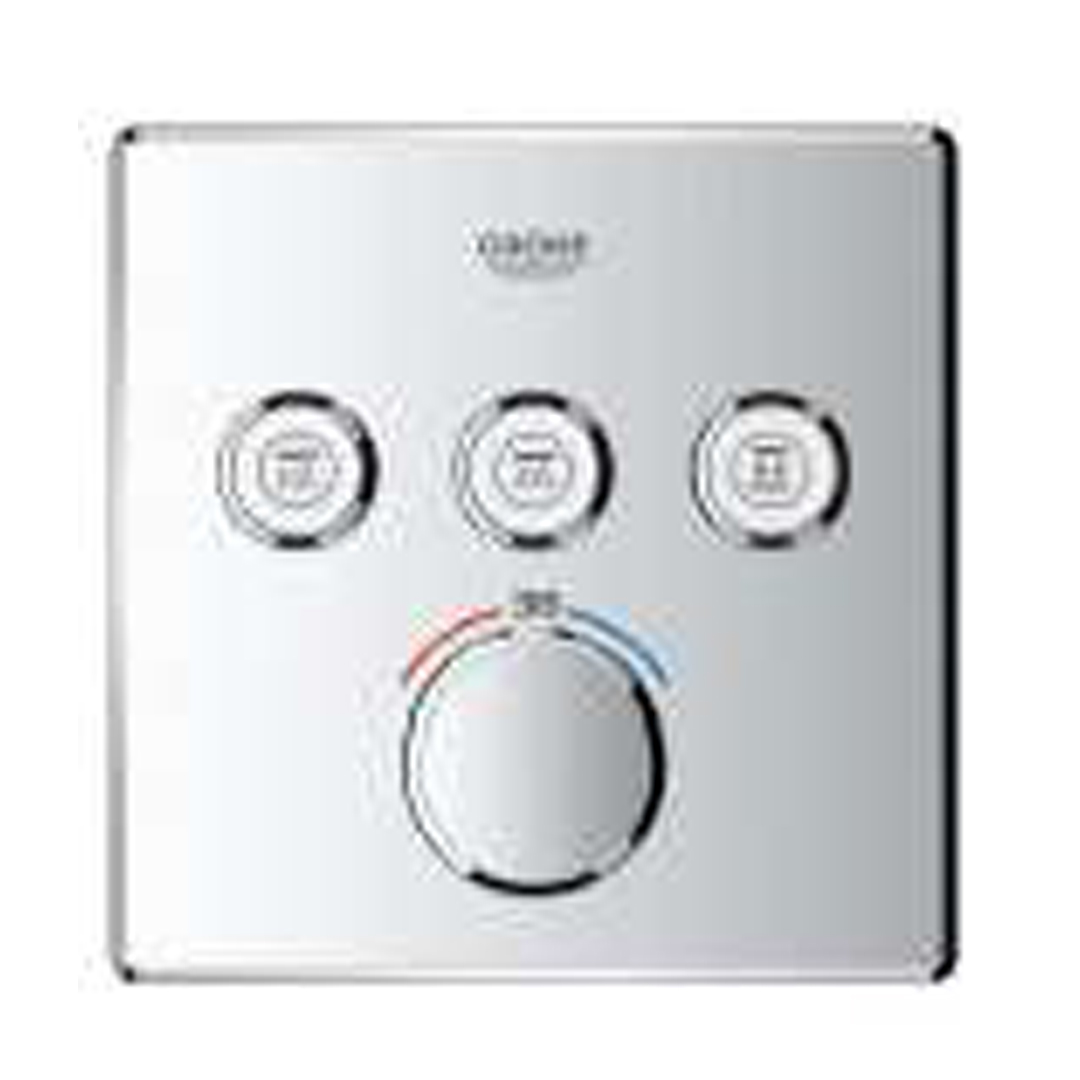 GROHE SmartControl THM 3 Outlet Square Design Trimset